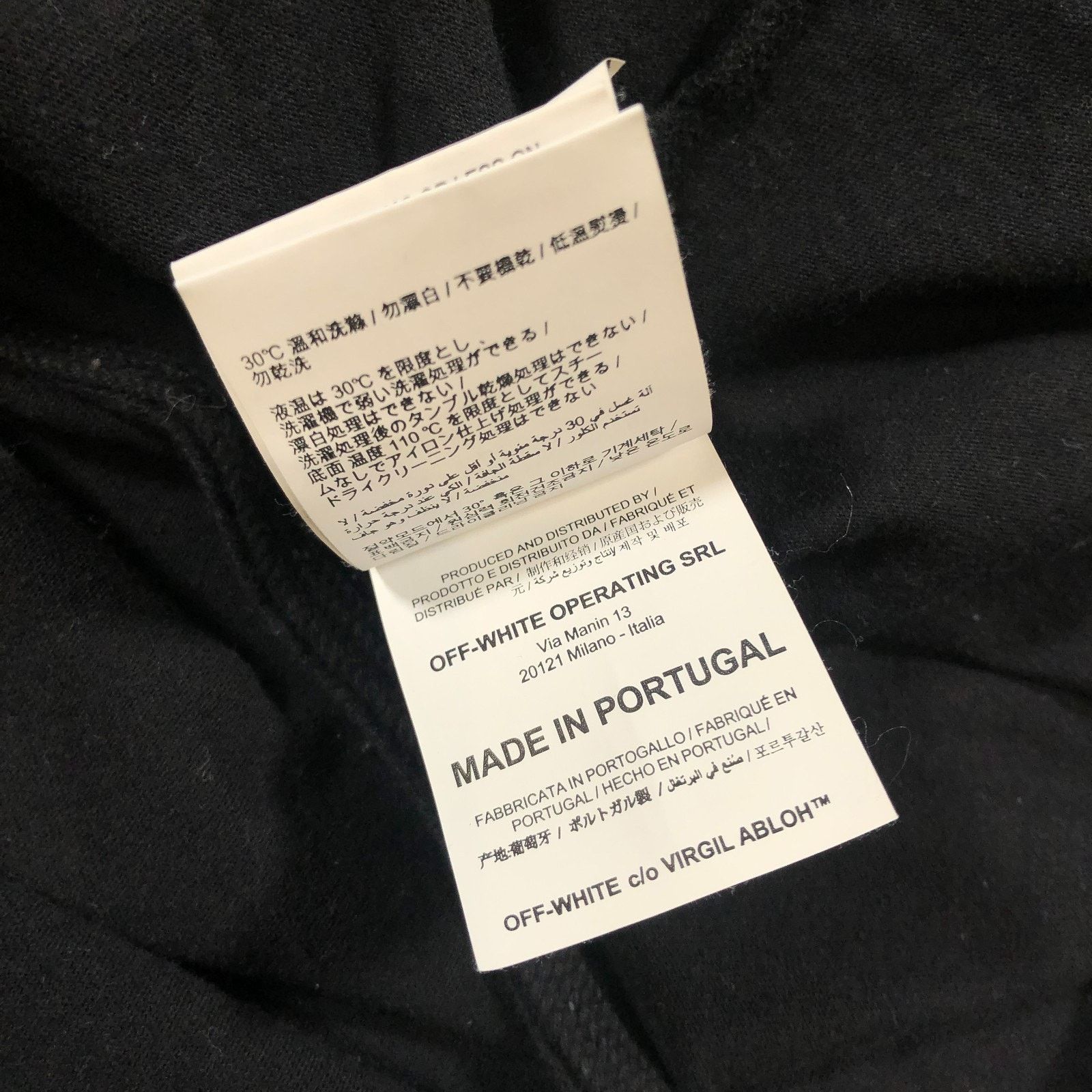 Off-White Off White Rationalism Black Blue Tee T Shirt Size Large L Size US L / EU 52-54 / 3 - 11 Thumbnail