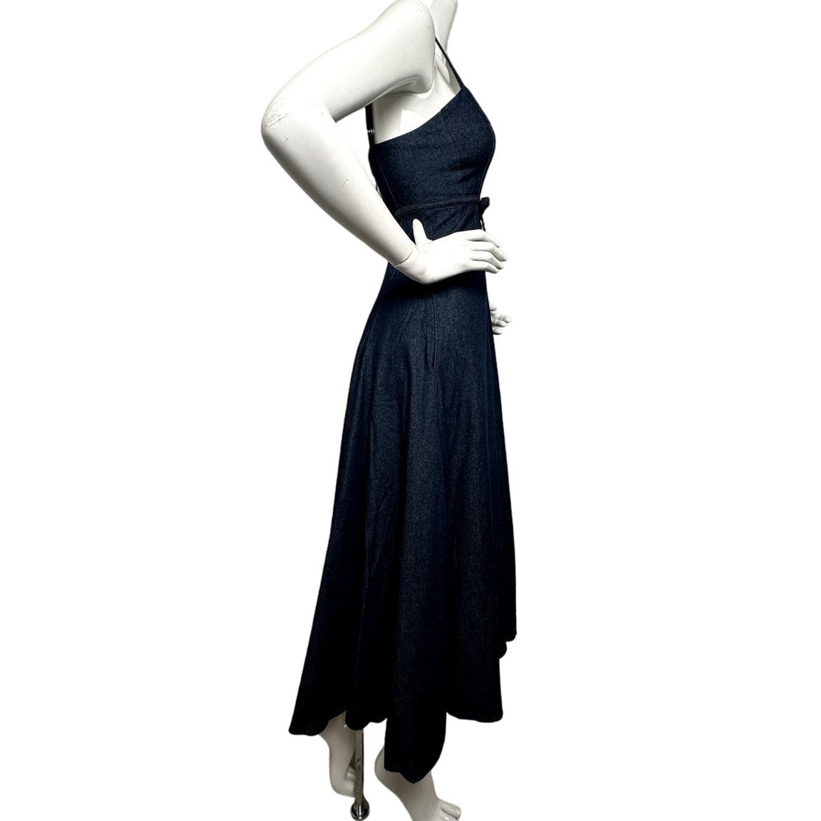 Kate Spade Kate Spade Denim Bow-waist Casual Dress in Indigo Size 2 Size XS / US 0-2 / IT 36-38 - 6 Thumbnail