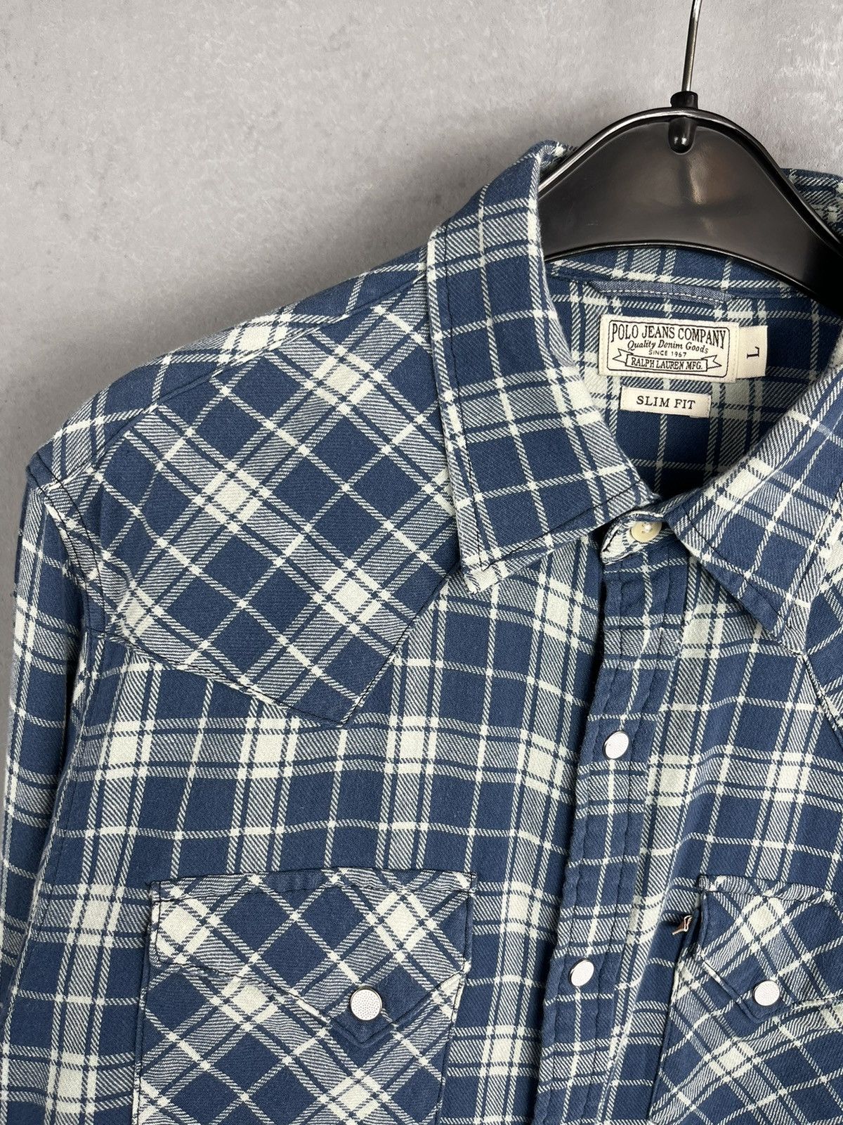Polo Ralph Lauren × Ralph Lauren × Vintage Polo Ralph Lauren flannel shirt vintage Size US L / EU 52-54 / 3 - 9 Thumbnail