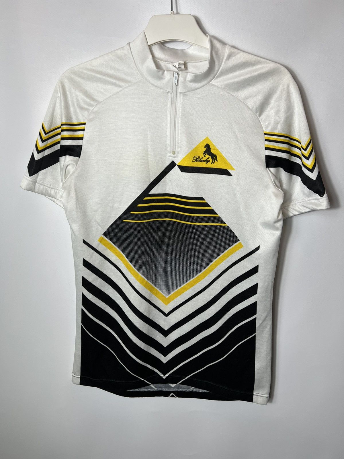 Vintage Vintage sportswear Blacky Switzerland 1990s Cycling Jersey Size US L / EU 52-54 / 3 - 1 Thumbnail