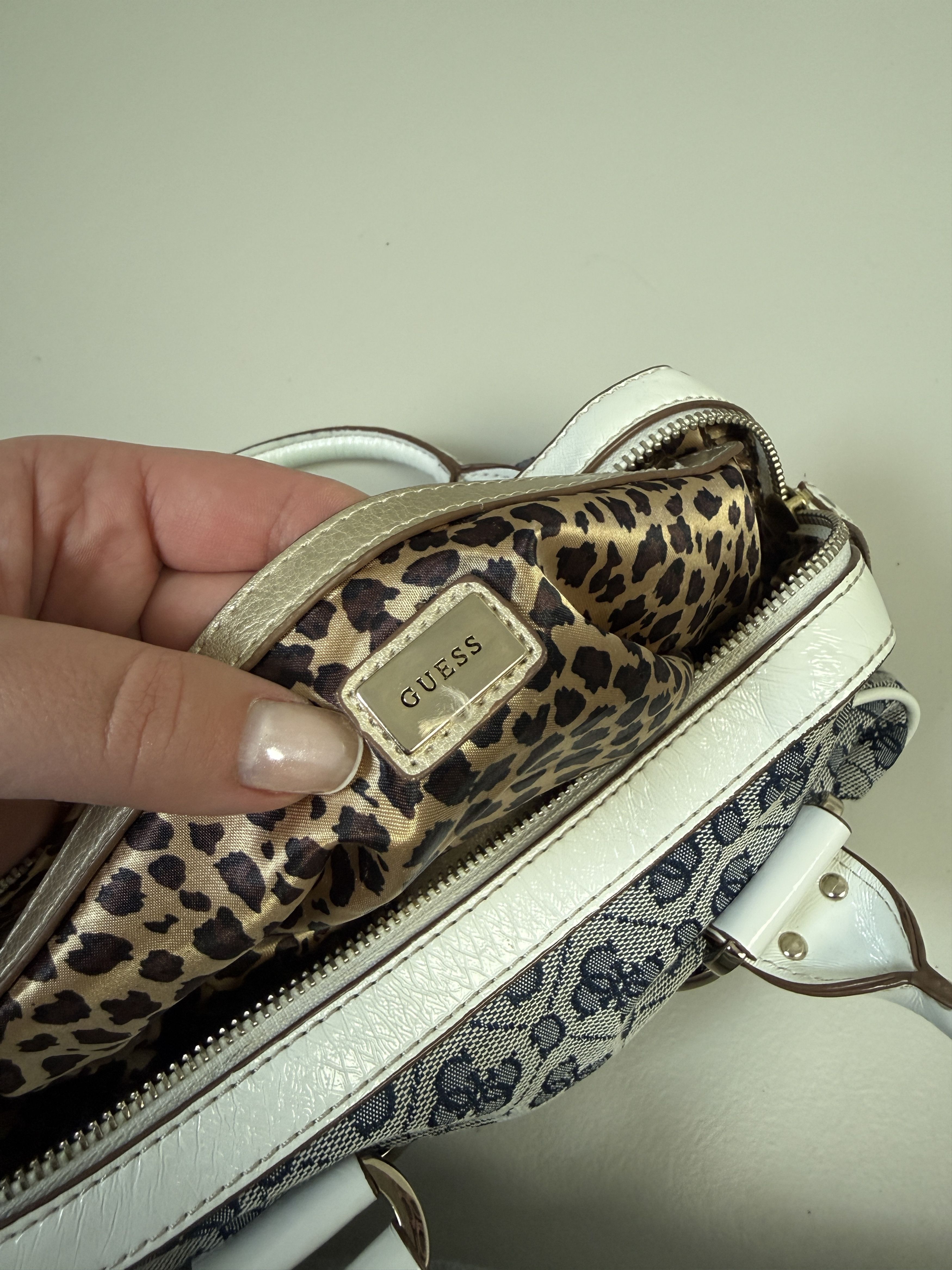 Guess Guess monogram vintage y2k 00s bag hand leather leopard Size ONE SIZE - 6 Thumbnail
