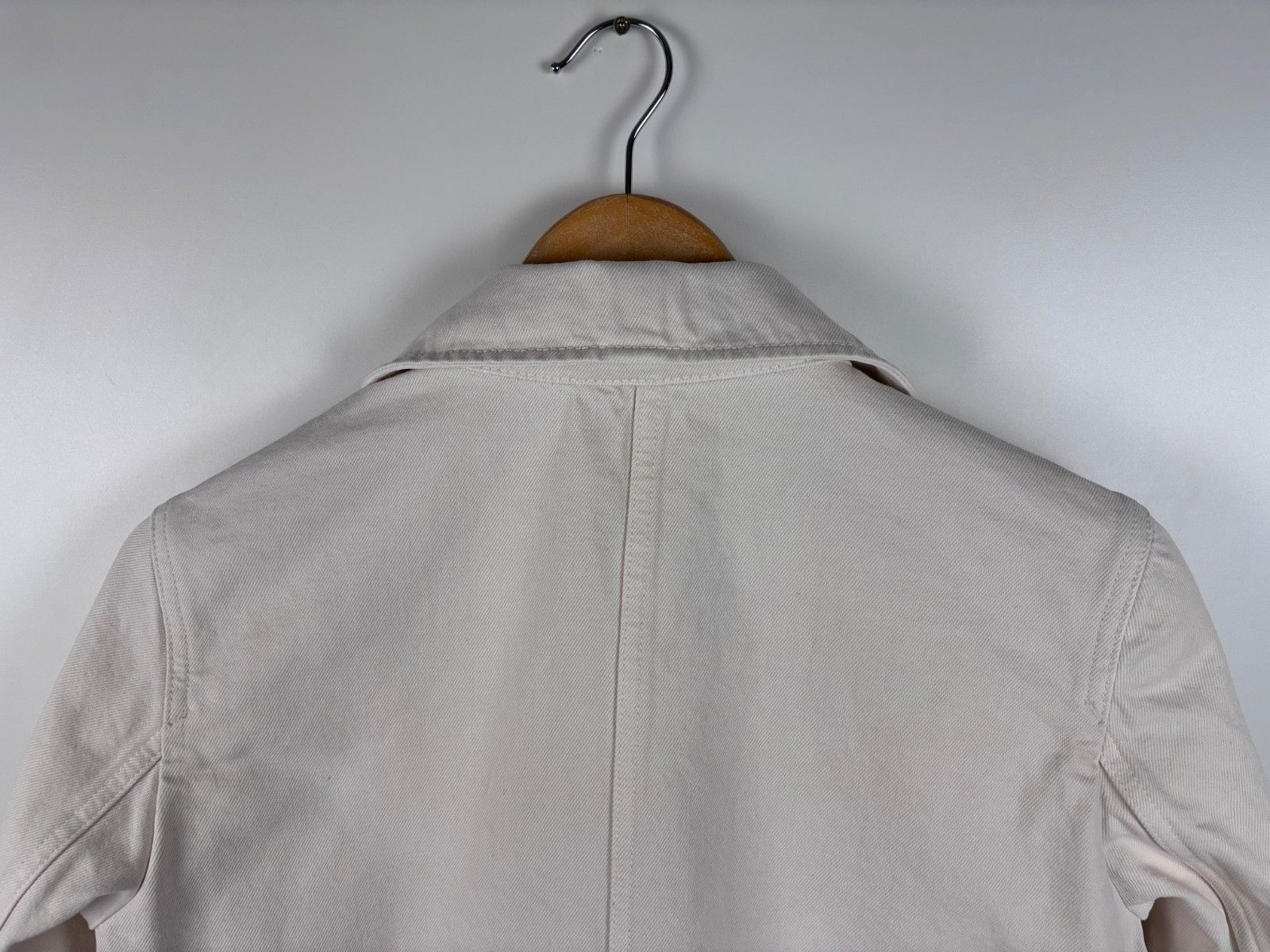 Arket Arket Denim Button Up Casual Jacket White Beige Size 34 Size XS / US 0-2 / IT 36-38 - 6 Thumbnail