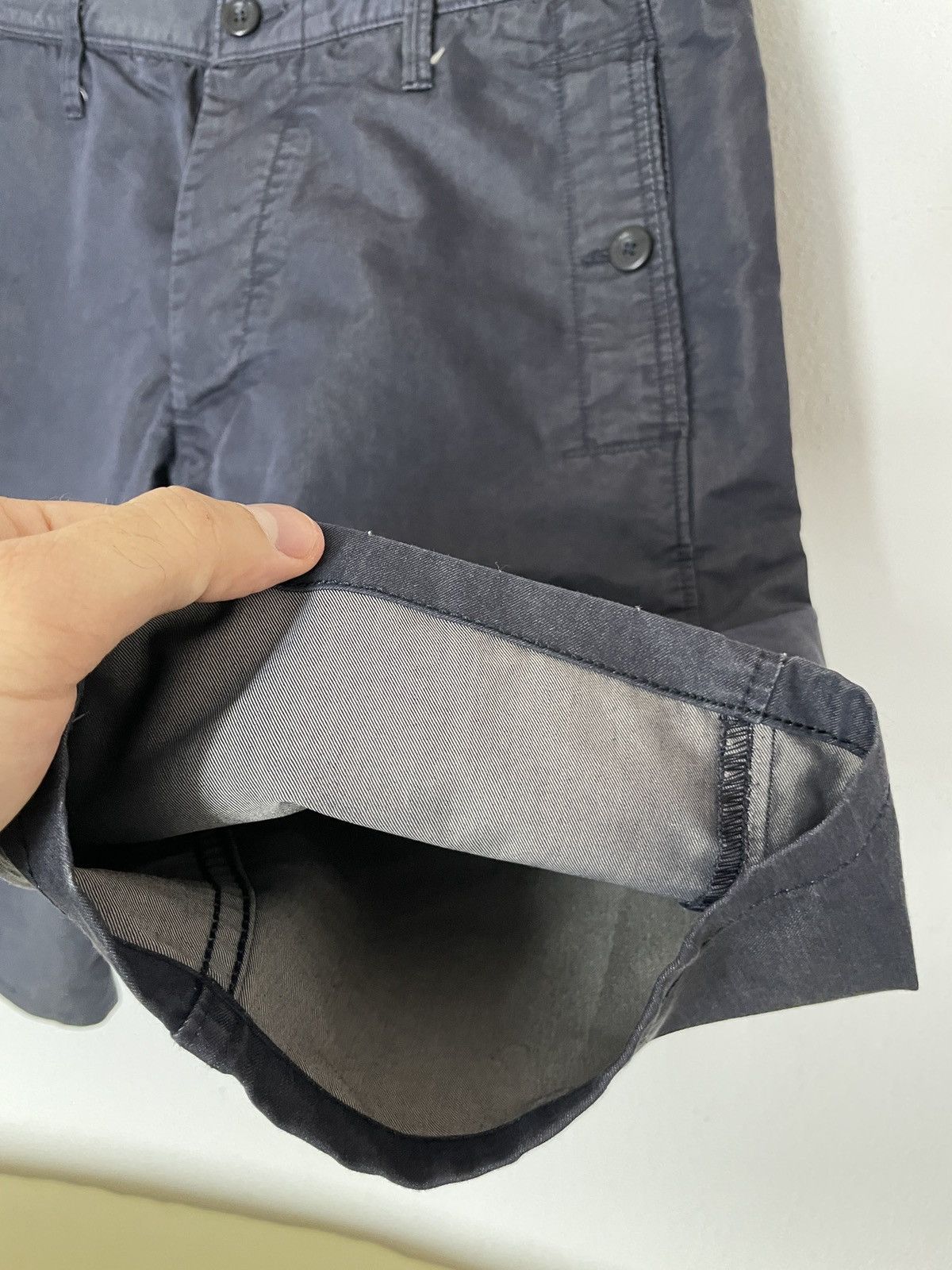 Stone Island vintage Stone Island Denims Chino Shorts Navy Size US 33 - 6 Thumbnail