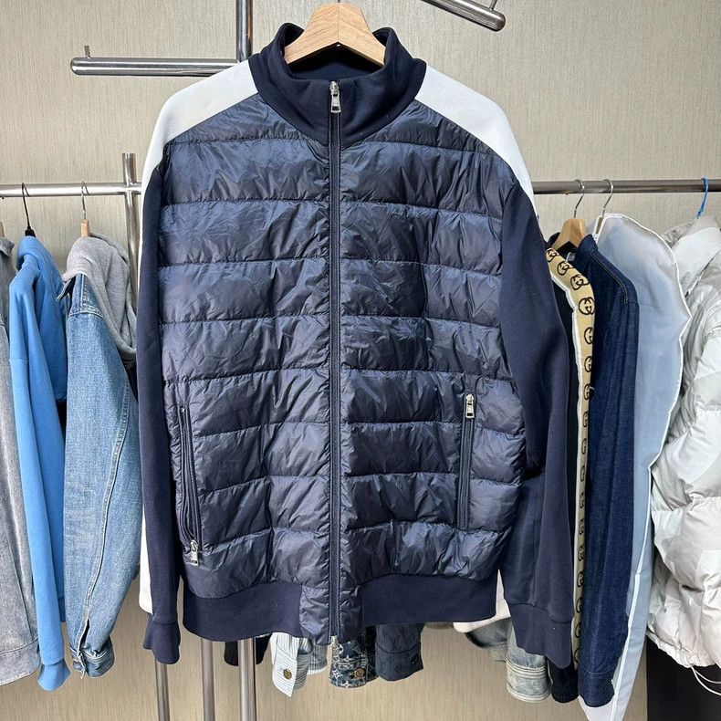 Moncler Moncler SS23 Striped Zip Puffer Jacket Size US XL / EU 56 / 4 - 1 Thumbnail