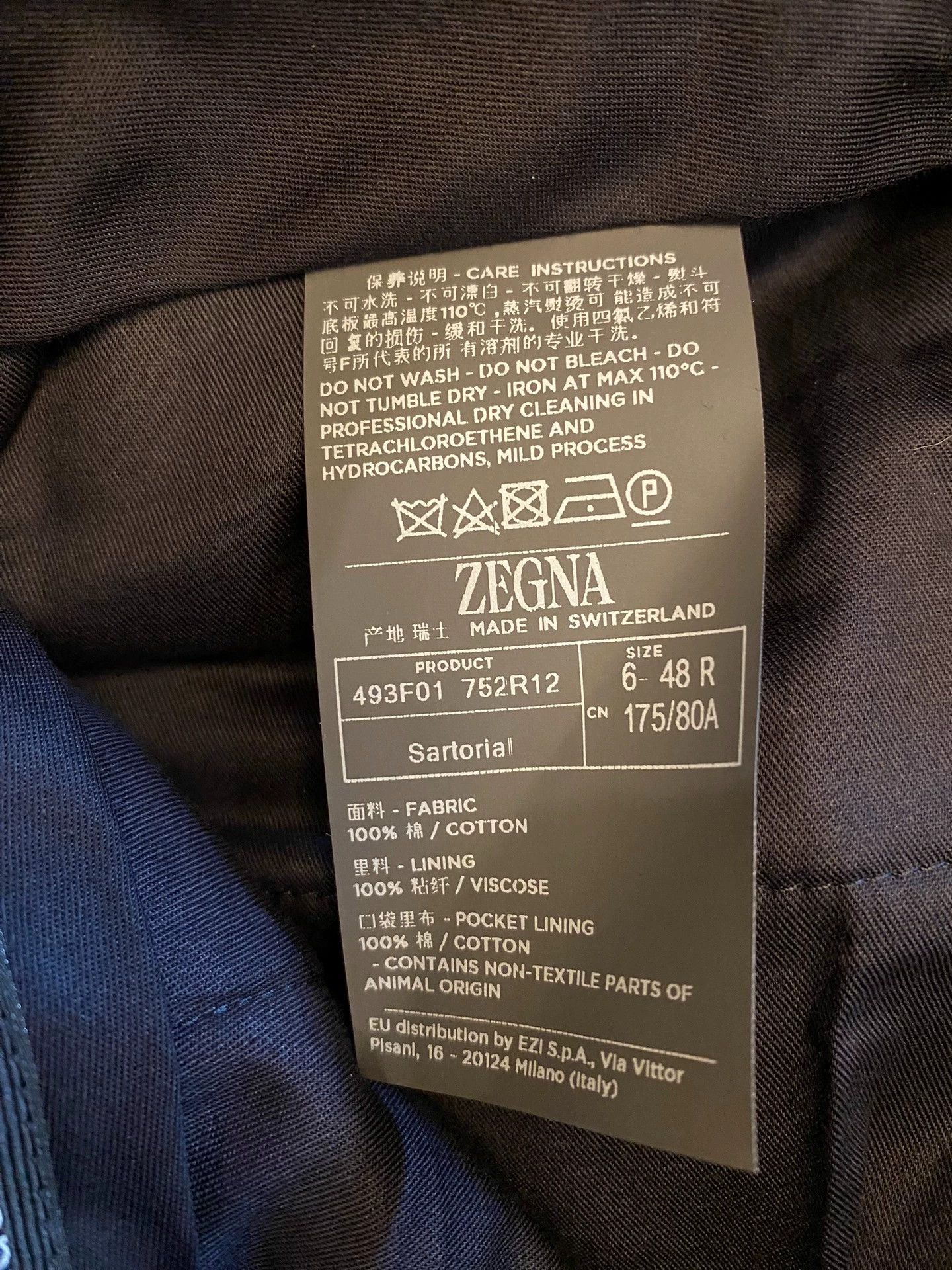 Ermenegildo Zegna Zegna Main Line Swiss-Made Velvet Trousers Size US 32 / EU 48 - 6 Thumbnail