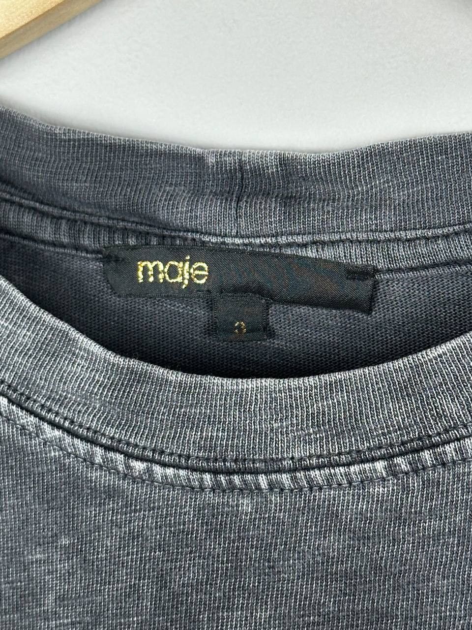 Maje Maje Faded Grey Enfant Terrible T-Shirt Rare Size S / US 4 / IT 40 - 5 Thumbnail