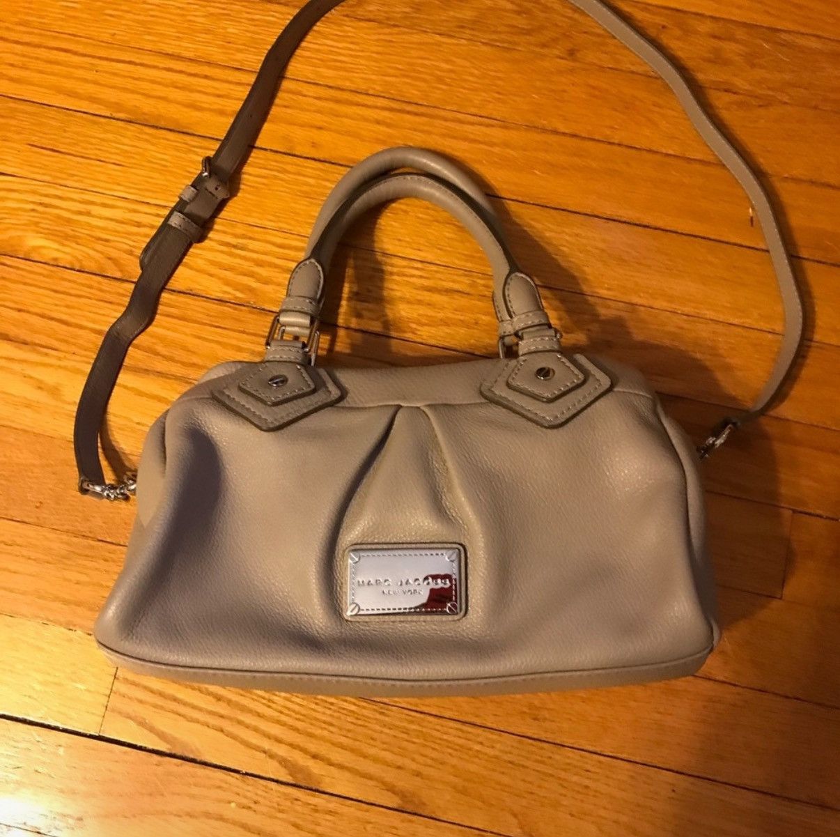 Marc Jacobs Bnwt Marc Jacobs Classic Q Baby Groovee Cement Gray Satchel Size ONE SIZE - 2 Thumbnail