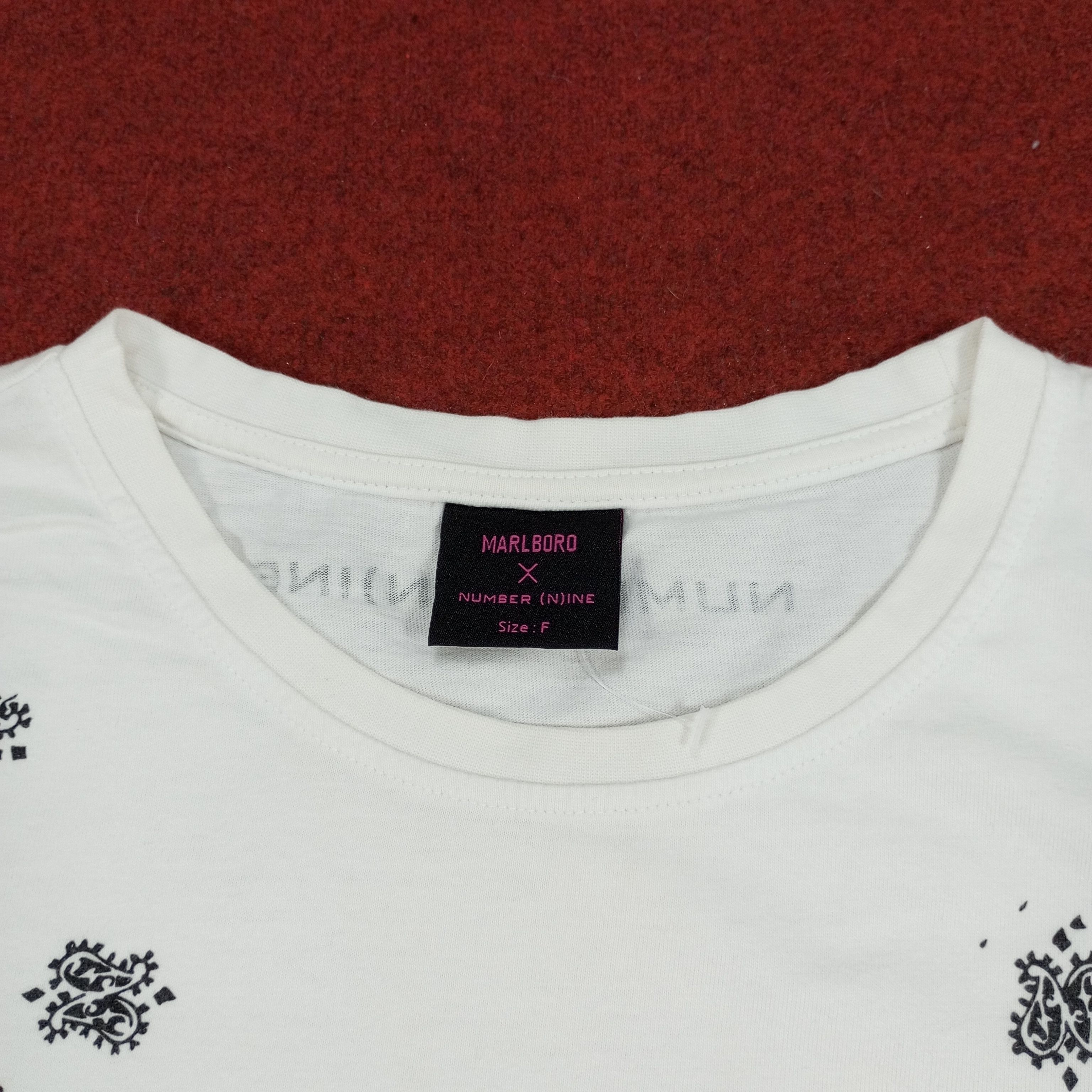 Marlboro Marlboro X Number Nine Japanese Brand Designer Tshirt Size US L / EU 52-54 / 3 - 5 Thumbnail