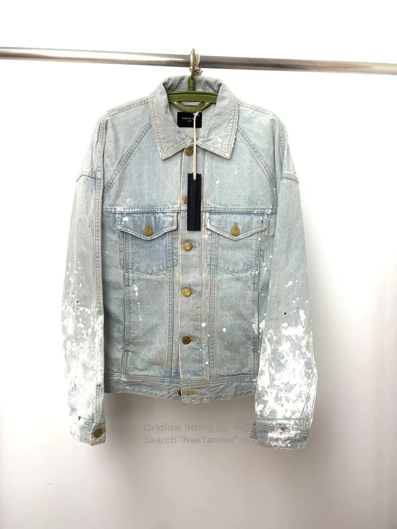 Fear of God Splashed denim jacket