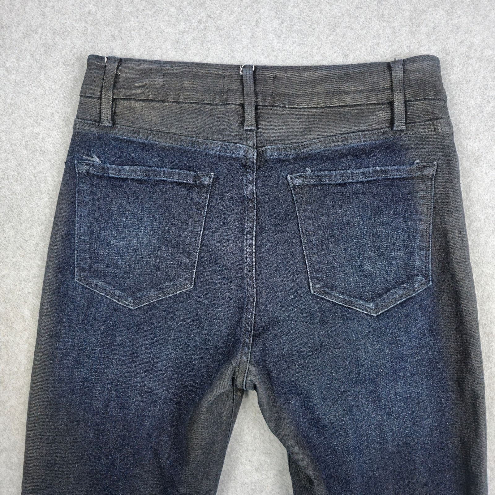Frame Frame 29 Epicure Black Coated Le Crop Mini Boot Jean LCMB899 Size 28" / US 6 / IT 42 - 6 Thumbnail