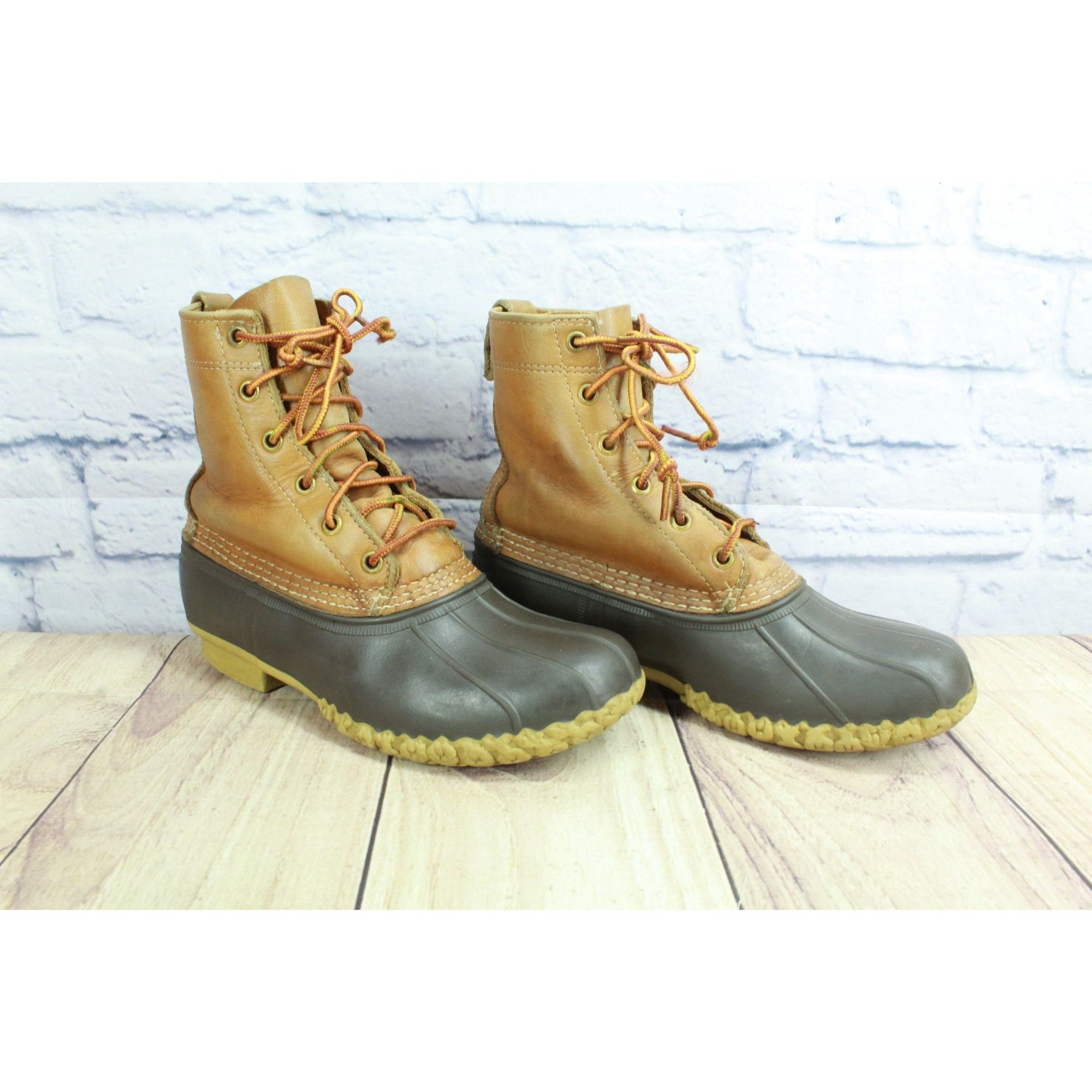 L.L. Bean LL Bean Women’s Brown Waterproof Duck Boots Size 7 Size US 7 / IT 37 - 3 Thumbnail