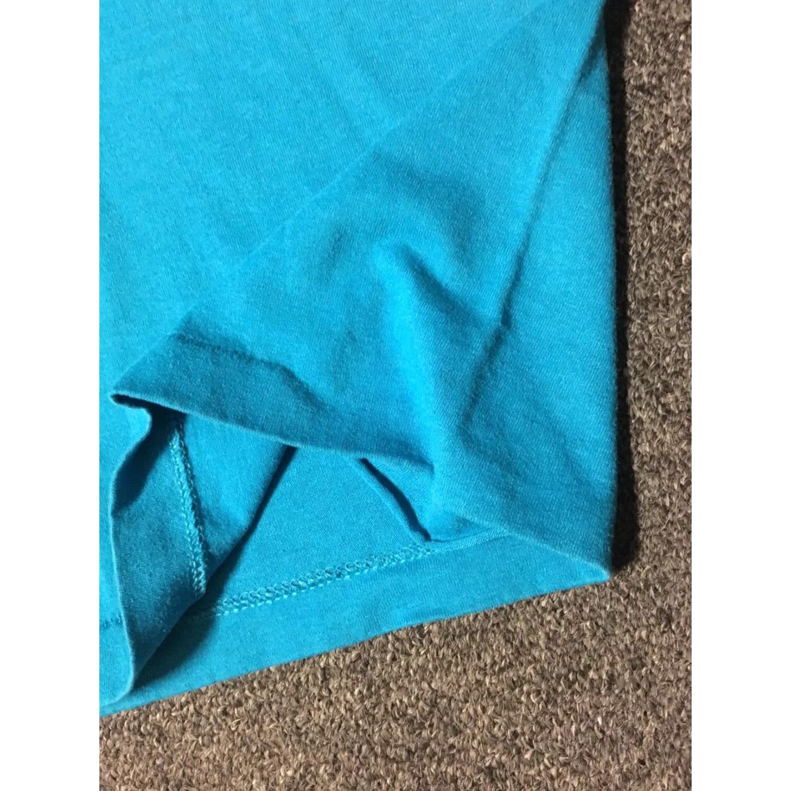 Hanes VINTAGE St John Virgin Islands Shirt Large Blue Mens T-Shirt 80s 90s Surf Beach Ocean Wave Hawaii Island Retro Size US L / EU 52-54 / 3 - 5 Thumbnail