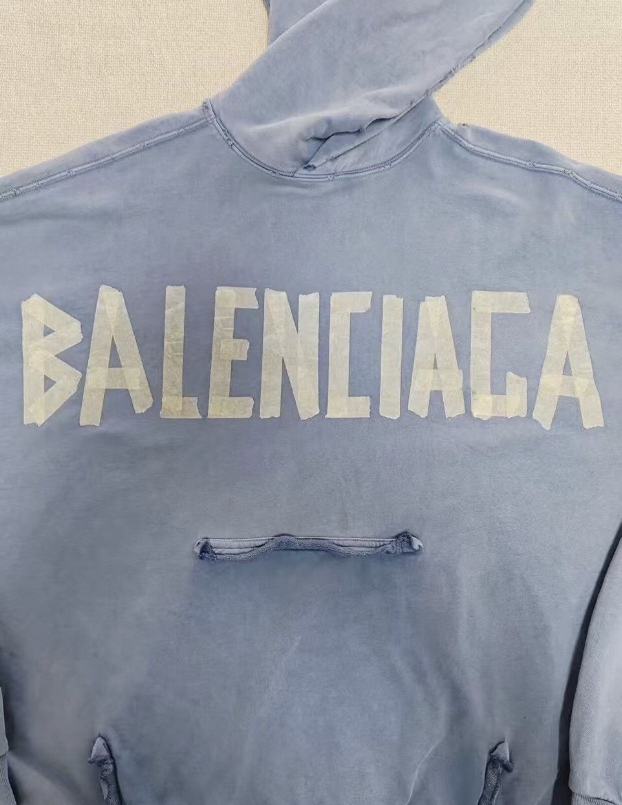 Balenciaga Balenciaga 24ss Haze Adhesive Hoodie Hoodie Sweatshirt Size US M / EU 48-50 / 2 - 4 Thumbnail