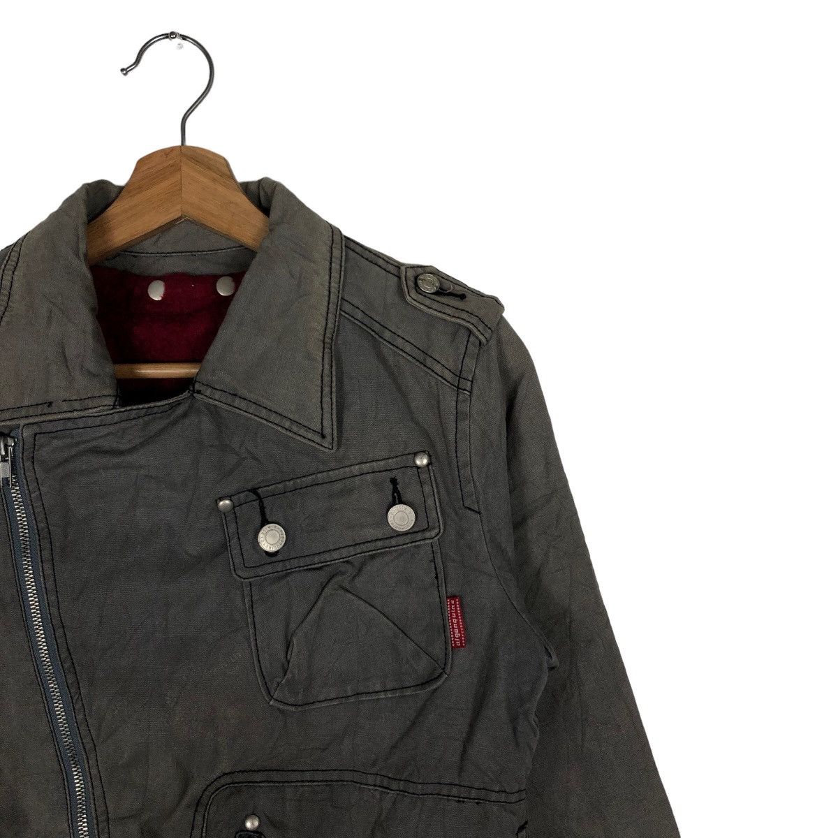 Japanese Brand 🔥Rare Pick!! Vintage Bondage Parachute Jacket Algon Quins Size US M / EU 48-50 / 2 - 6 Thumbnail
