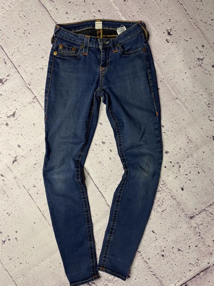 True Religion Women's skinny true religion jeans made in USA SIZE 27 Size 27" / US 4 / IT 40 - 12 Thumbnail