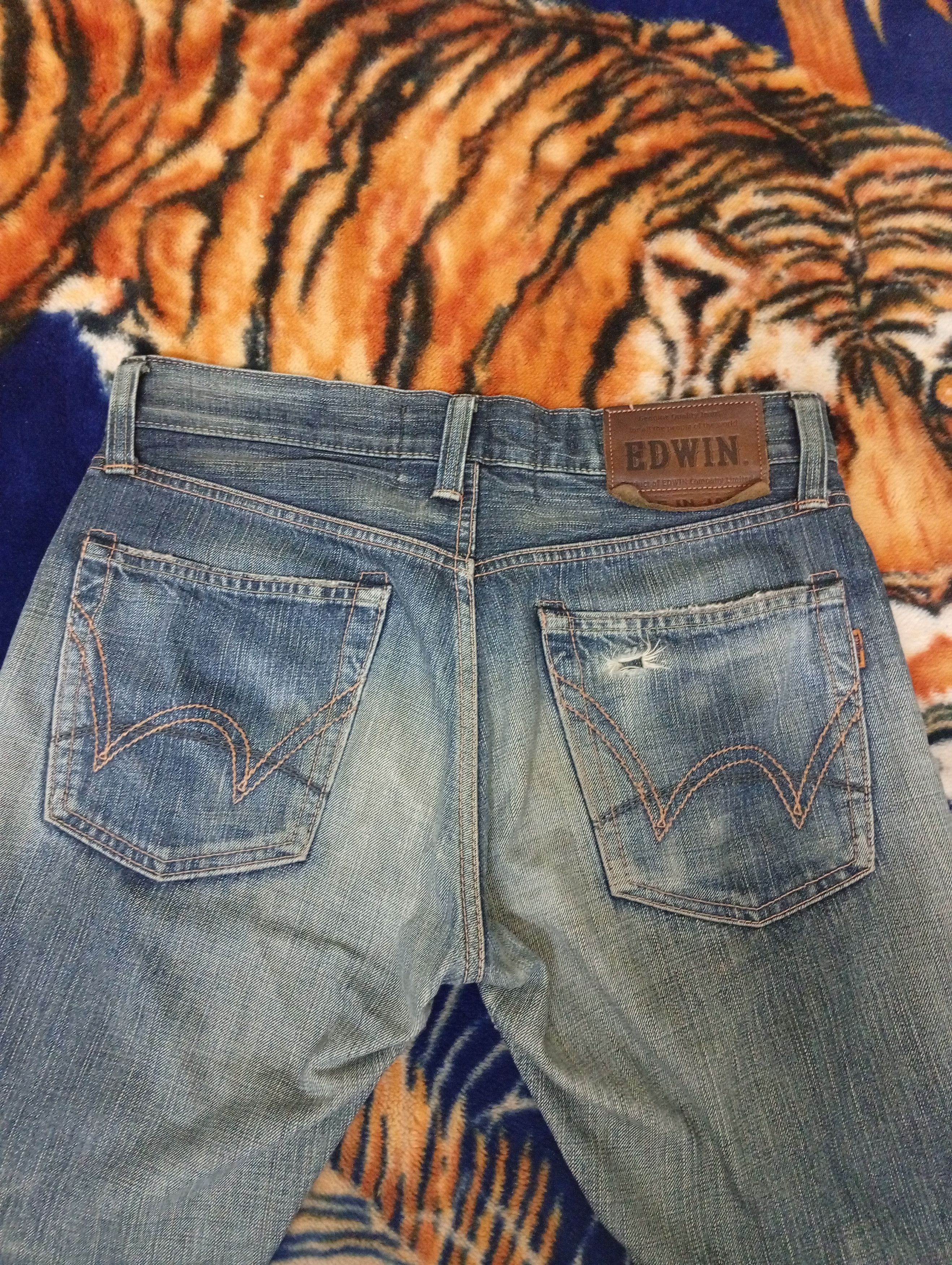 Edwin Edwin Selvedge jeans X vintage X japan brand Size US 33 - 4 Thumbnail