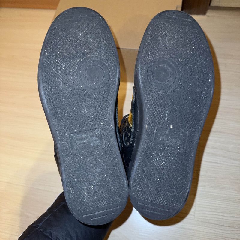 Gucci Gucci Stylish Black High Top Sneakers - Size US 8 / EU 41 - 4 Thumbnail