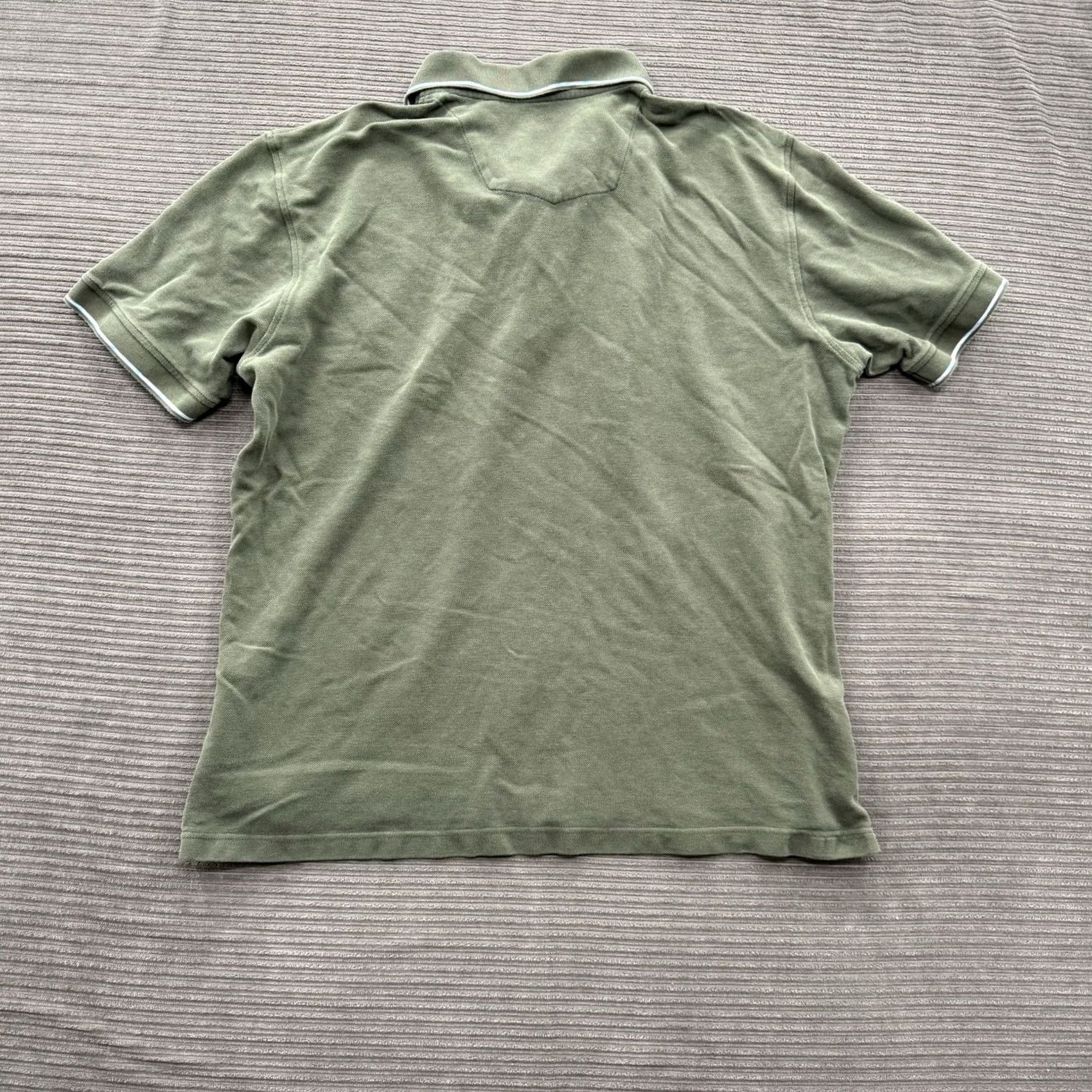 Robert Graham Robert Graham Polo Shirt Men XL Green Cotton Preppy Golfing Outdoors Short Sleeve Classic Fit Mens Polo Shirt Size US XL / EU 56 / 4 - 2 Thumbnail