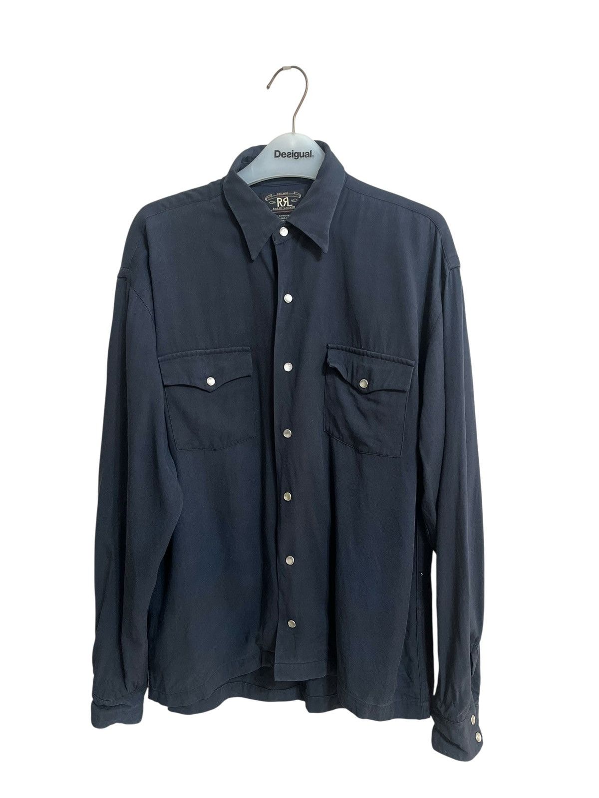 Vintage RRL Ralph Lauren Rayon Wool western shirt
