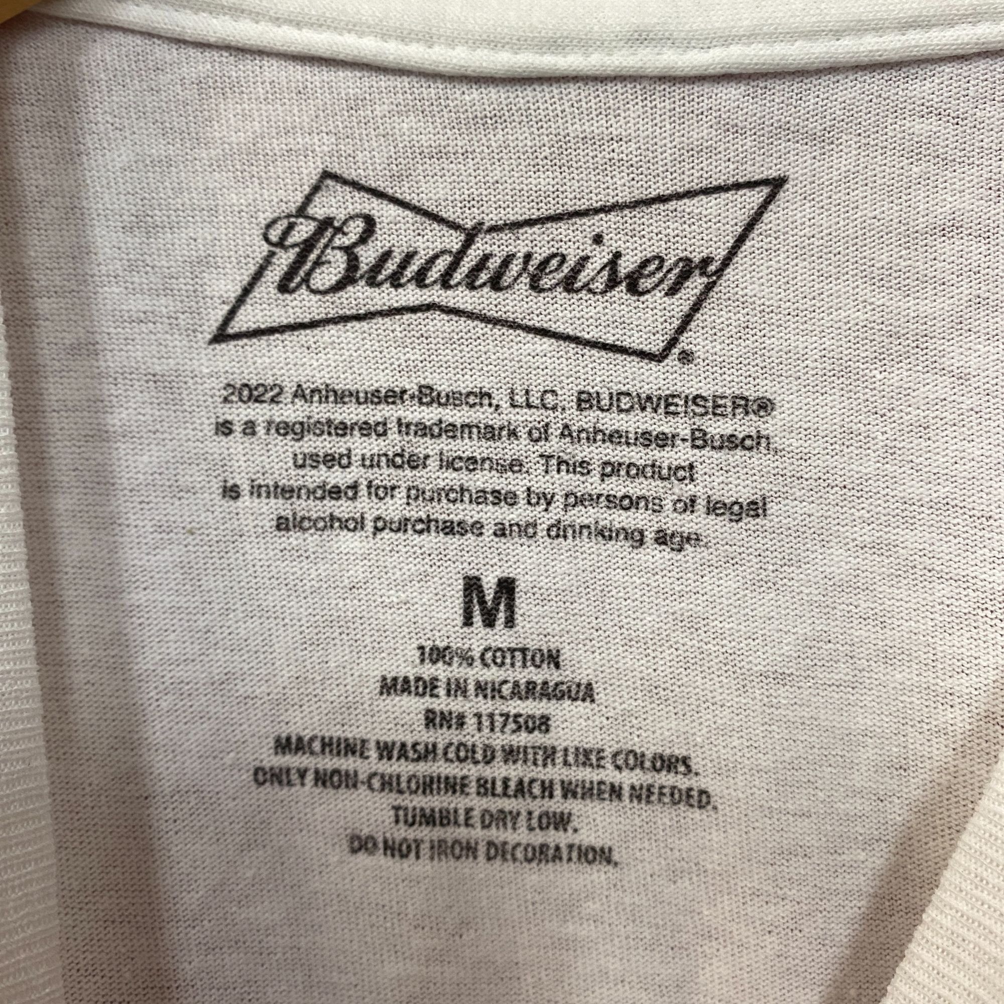 Budweiser Budweiser PacSun Biker Vintage-Style Motorcycle Graphic T-Sh Size US M / EU 48-50 / 2 - 4 Thumbnail