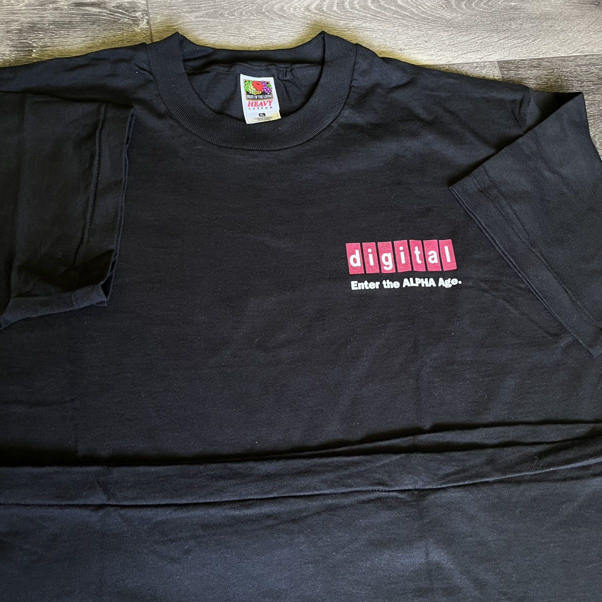 Microsoft × Vintage New Vintage 90s Digital Enter the Alpha Age Graphic T Shirt Size US XL / EU 56 / 4 - 5 Thumbnail