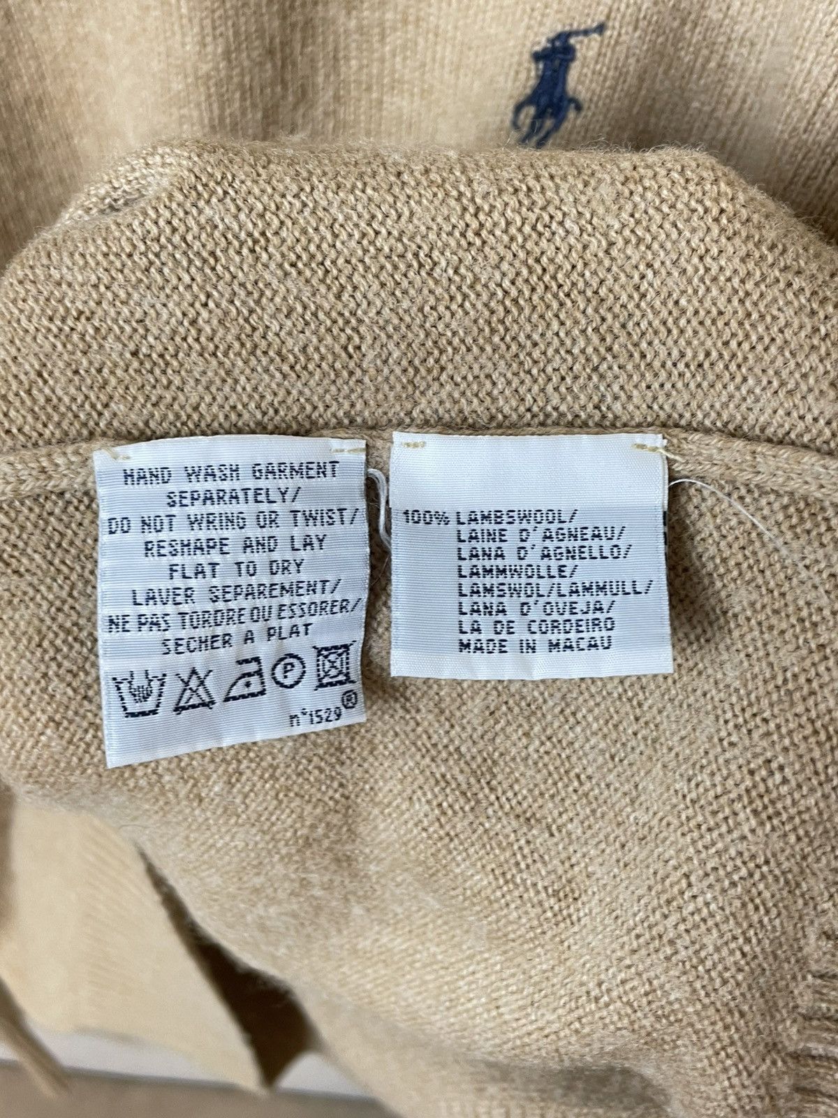 Vintage Vintage Polo Ralph Lauren Lambswool Sweater Size US XL / EU 56 / 4 - 8 Thumbnail