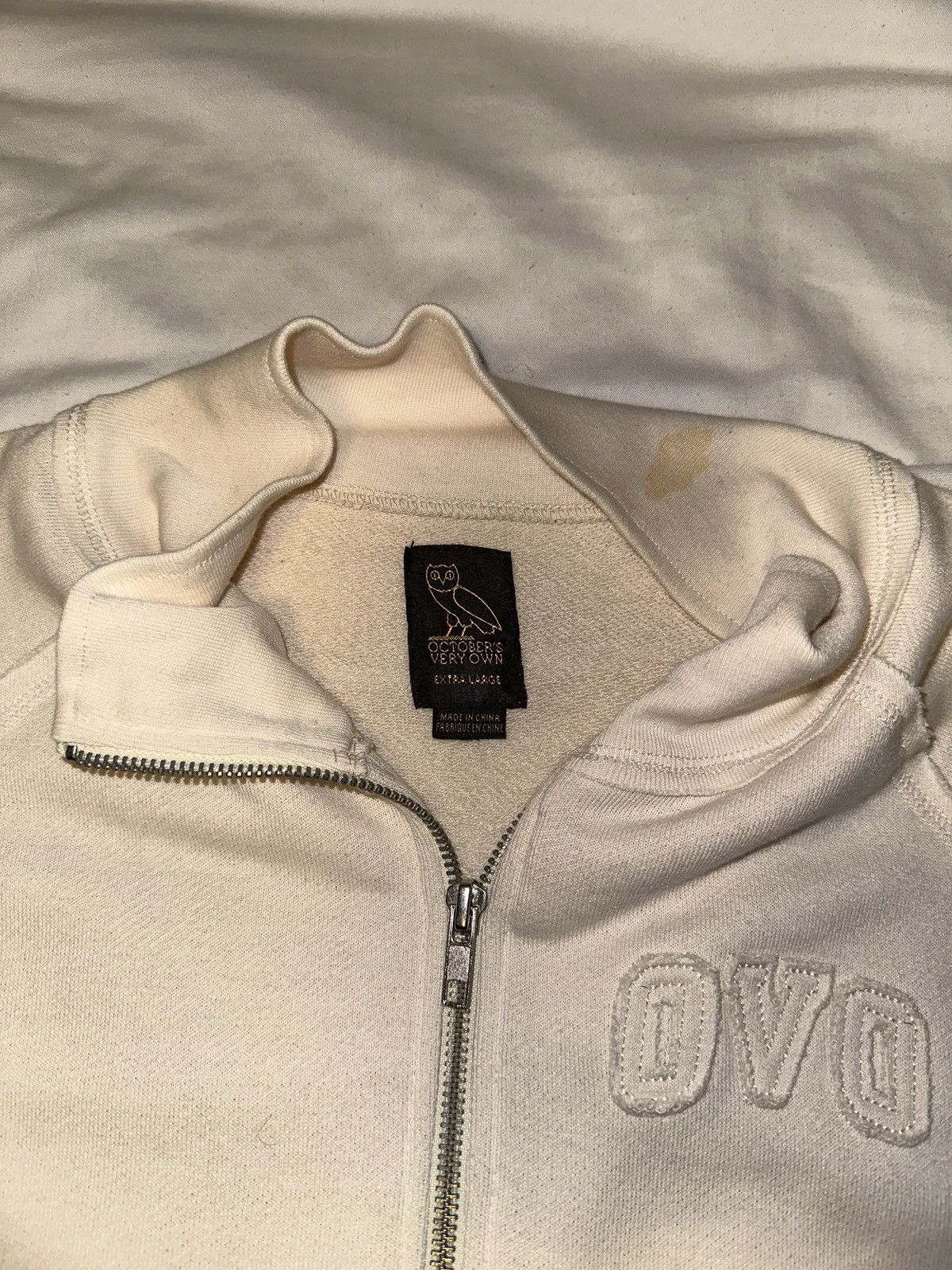 October's Very Own OVO FRENCH TERRY HALF ZIP - X-Large Size US XL / EU 56 / 4 - 3 Thumbnail