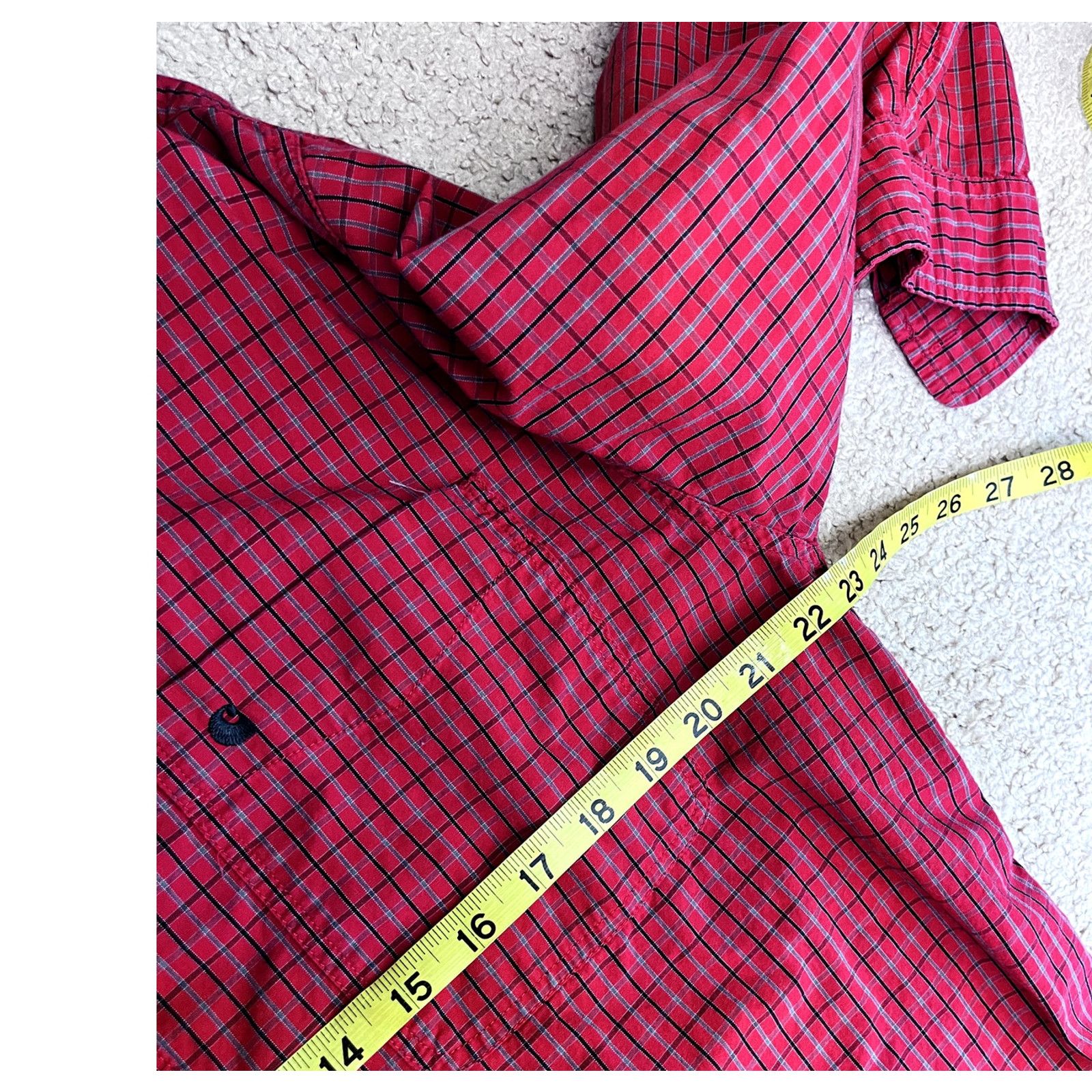 Carhartt Red Men's Carharrt Button Front Shirt L Size US L / EU 52-54 / 3 - 5 Thumbnail