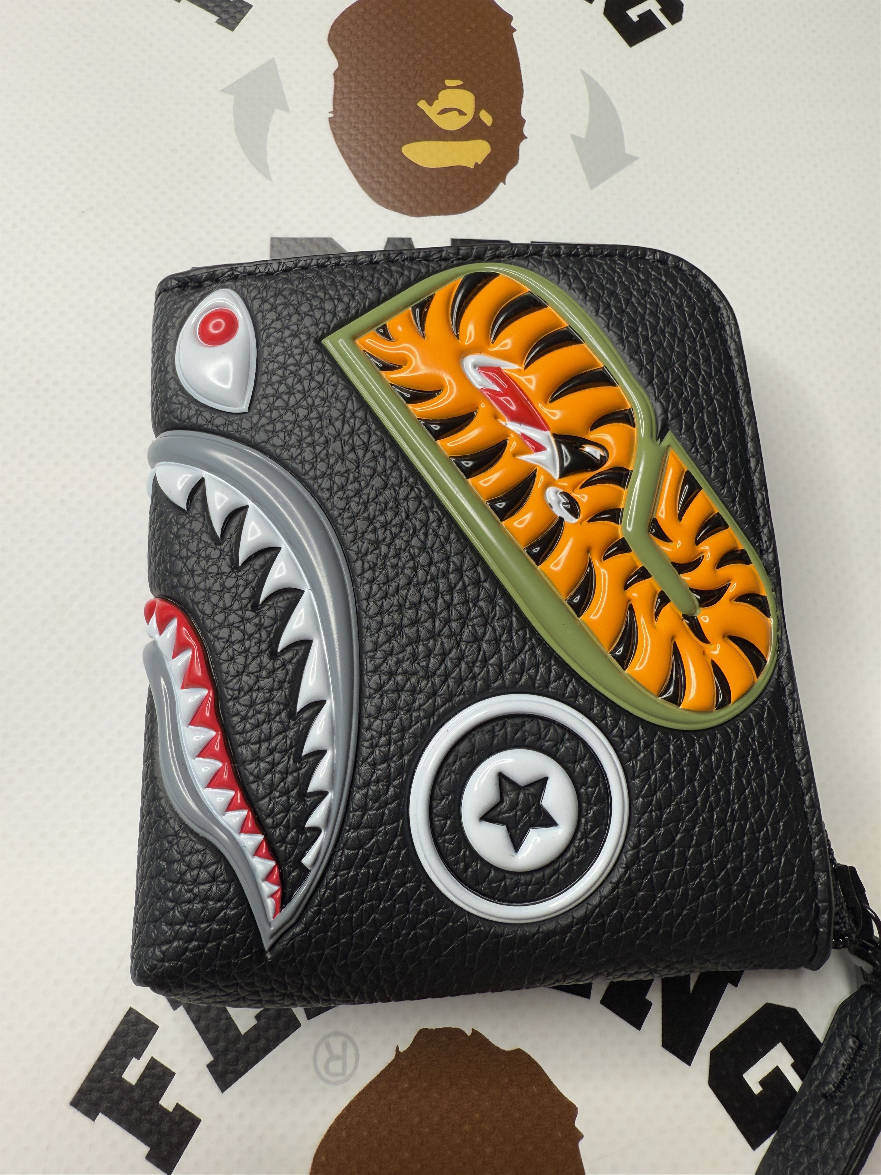 Bape BAPE SHARK MINI WALLET Size ONE SIZE - 4 Thumbnail