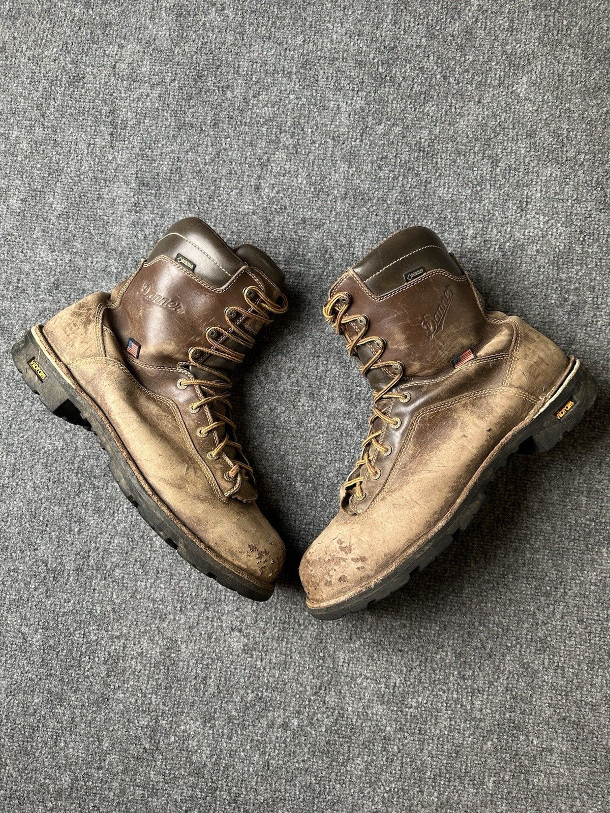 Danner Mens Work Boots Danner Quarry USA 8” Gore-Tex, Size US 14 Size US 14 / EU 47 - 1 Thumbnail