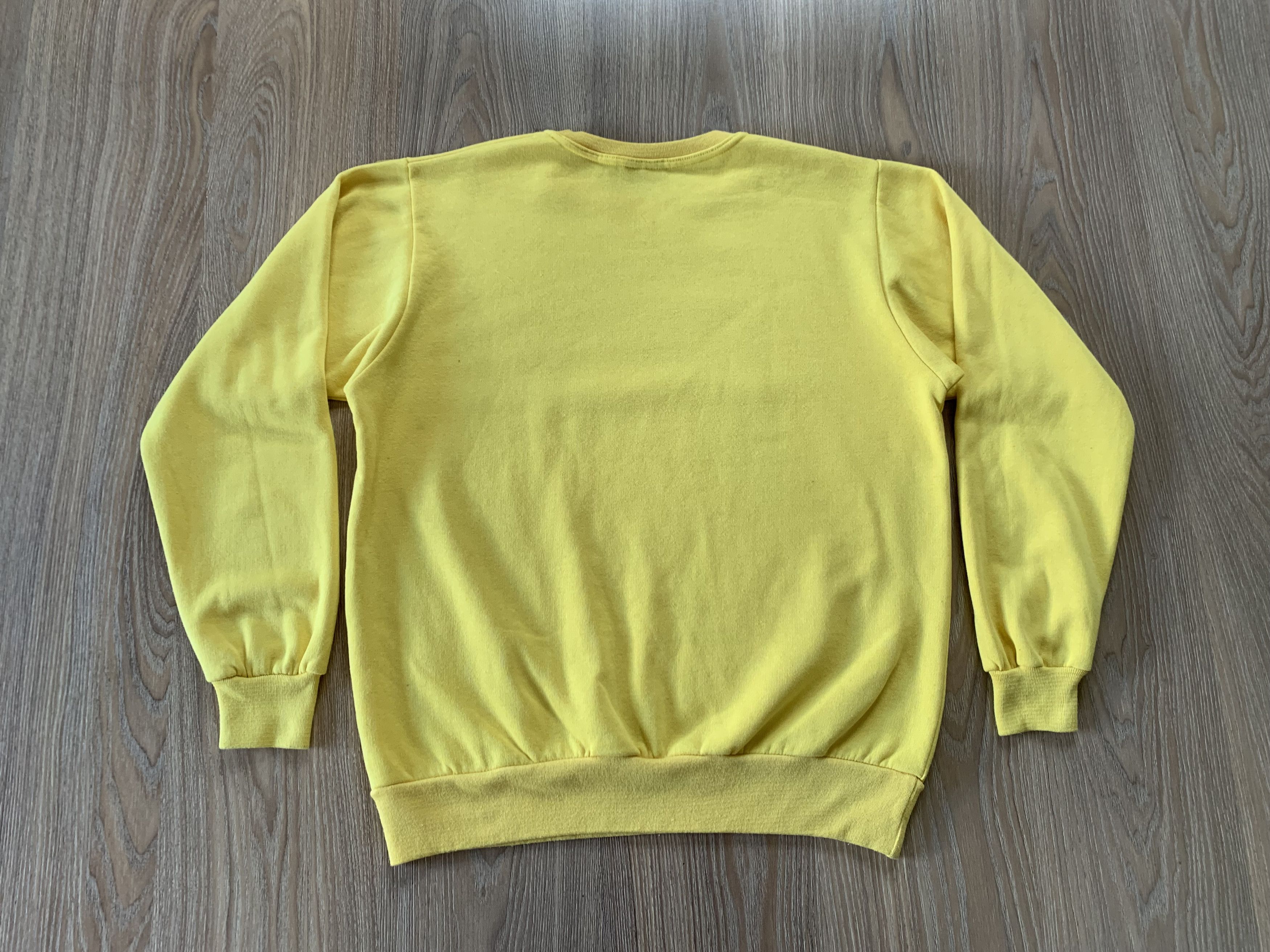 Vintage Universita Firenze Yellow Italian Vintage Sweatshirt Size US L / EU 52-54 / 3 - 3 Thumbnail