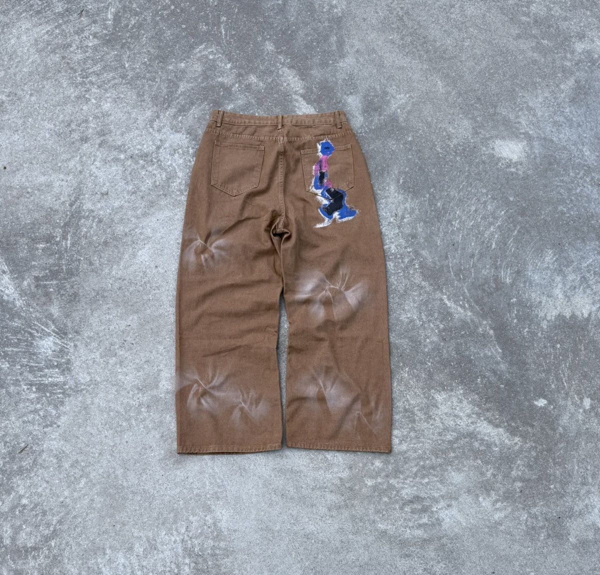 Other Vintage Y2K streetwear swag track avantgarde wide pants Size US 34 / EU 50 - 6 Thumbnail