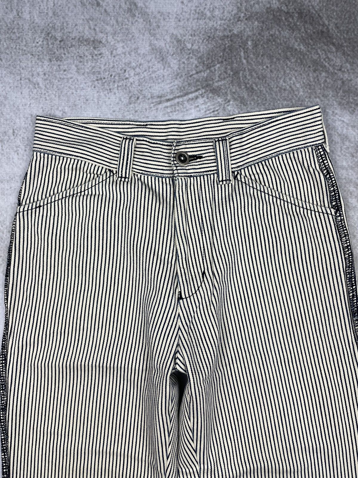 Comme des Garcons × Junya Watanabe × Tricot Comme des Garcons AW03 Tricot Comme des Gacons Hickory Cuffed Pants Size 27" / US 4 / IT 40 - 2 Thumbnail