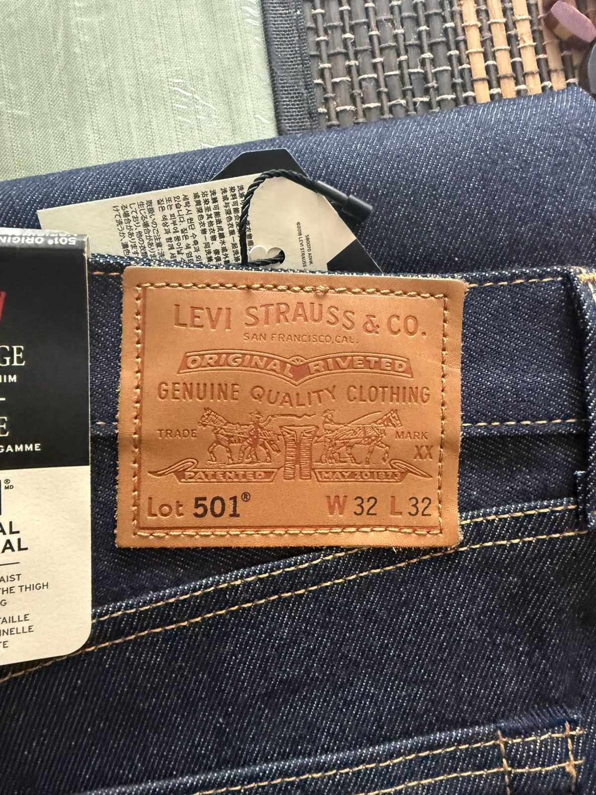 Levi's 1955 501 LEVI’S SELVEDGE DENIM BIG E Size US 32 / EU 48 - 3 Thumbnail