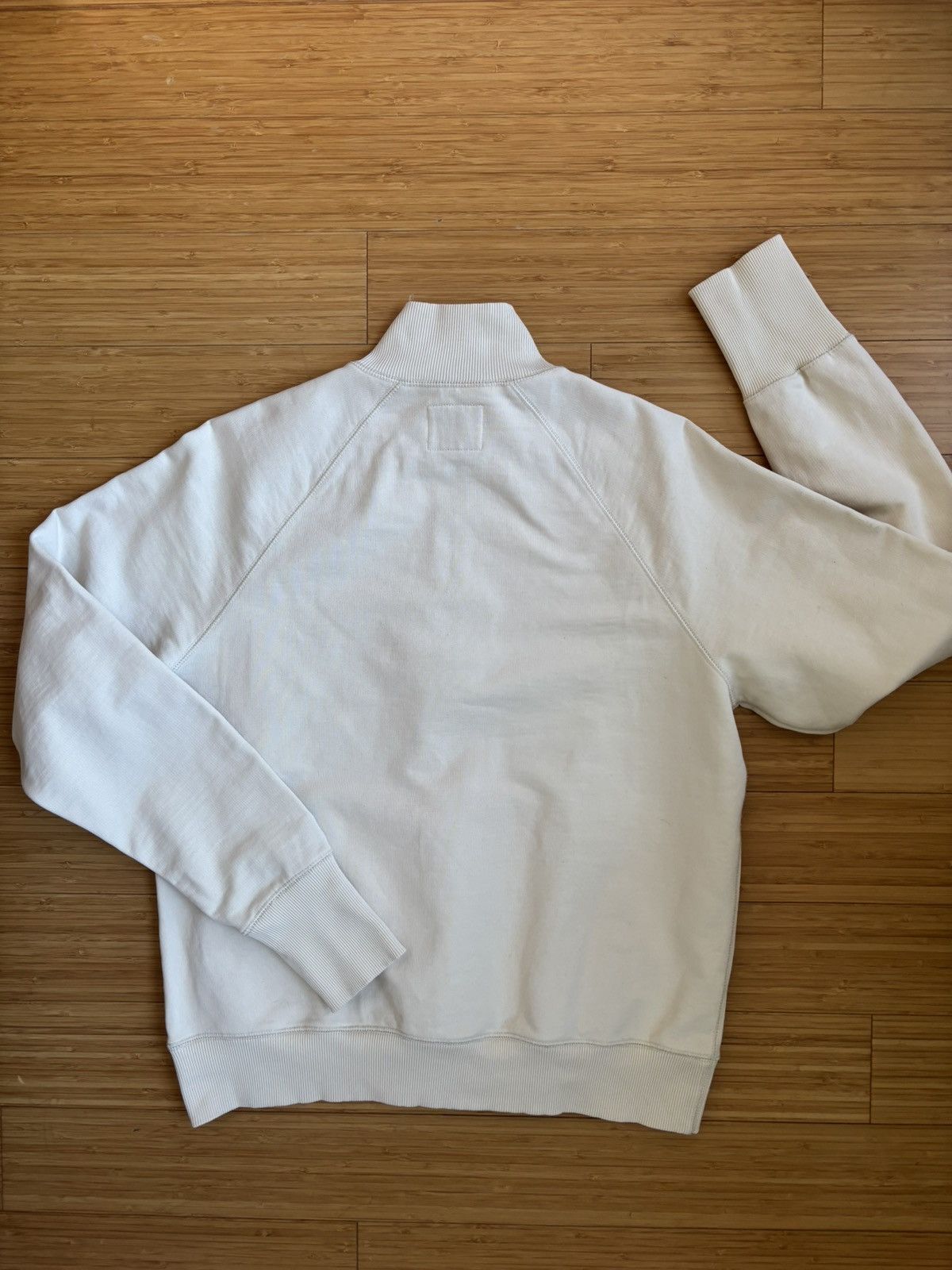 Drake's Drake’s Cream Quarter Zip Sweatshirt Size US S / EU 44-46 / 1 - 6 Thumbnail