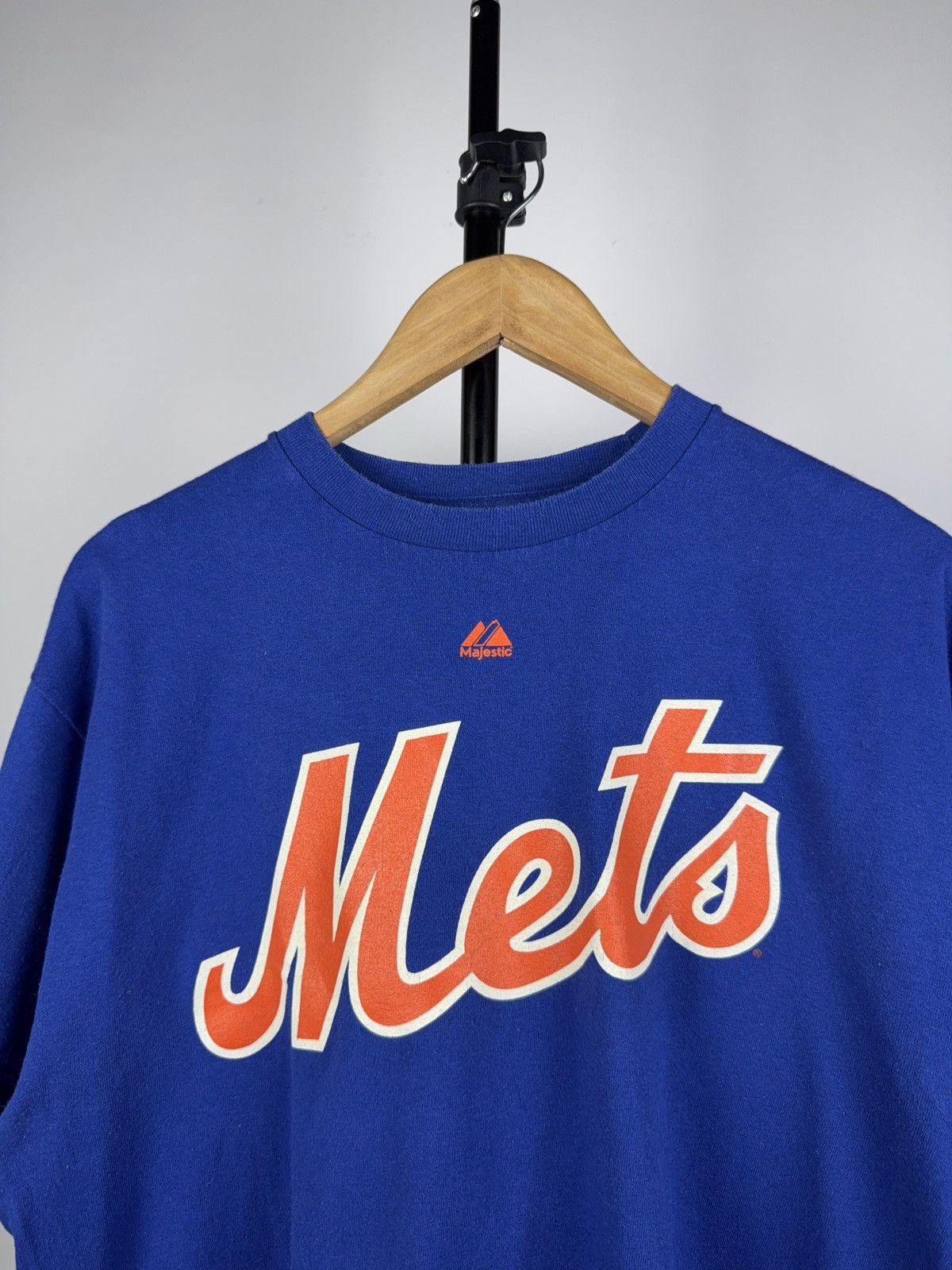 MLB × Vintage Crazy Vintage Majestic Mets Mr. MET T Shirt MLB Size US L / EU 52-54 / 3 - 2 Thumbnail