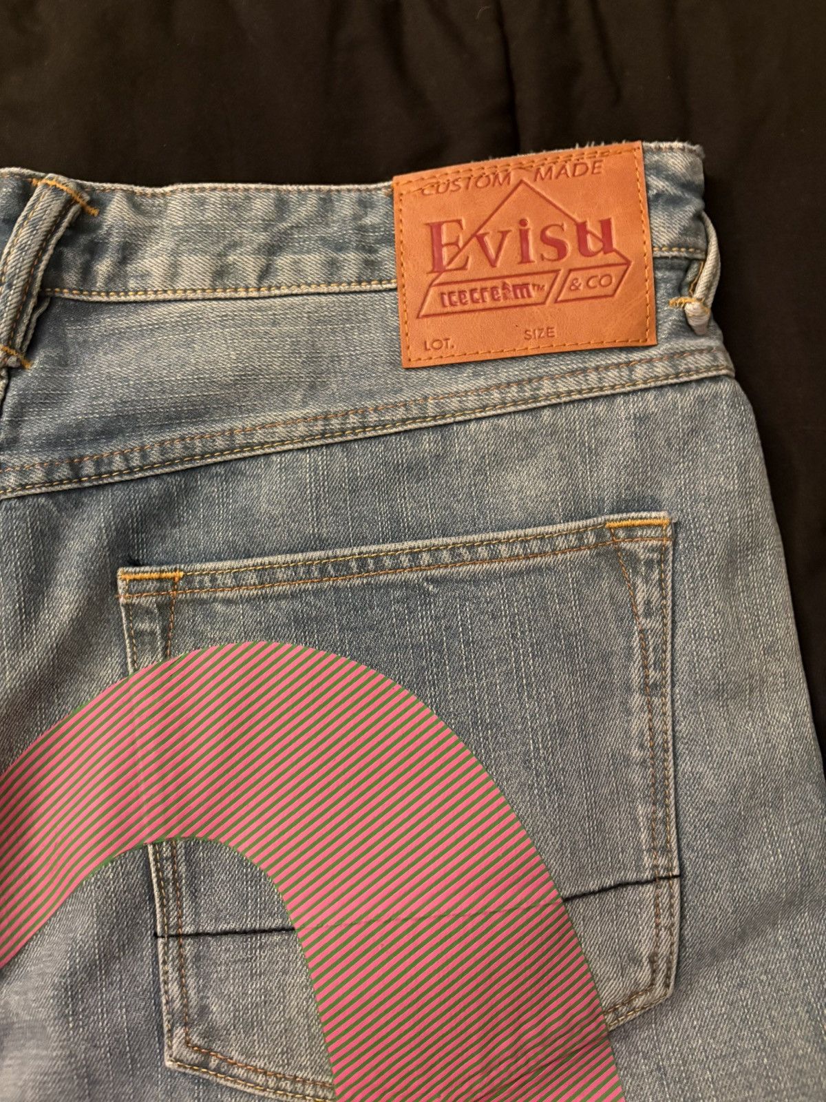 Evisu EVISU X ICE CREAM JEANS 2026 Size US 36 / EU 52 - 3 Thumbnail