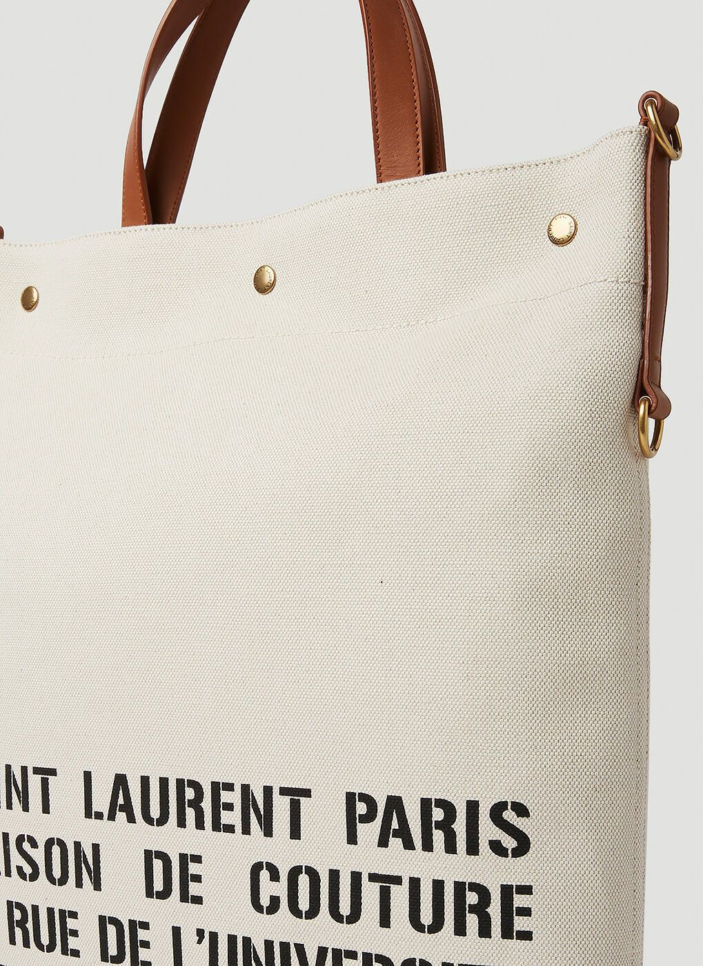 Saint Laurent Paris o1s1wg111024 Size: OS / Universite Tote Bag in Cream Size ONE SIZE - 5 Thumbnail