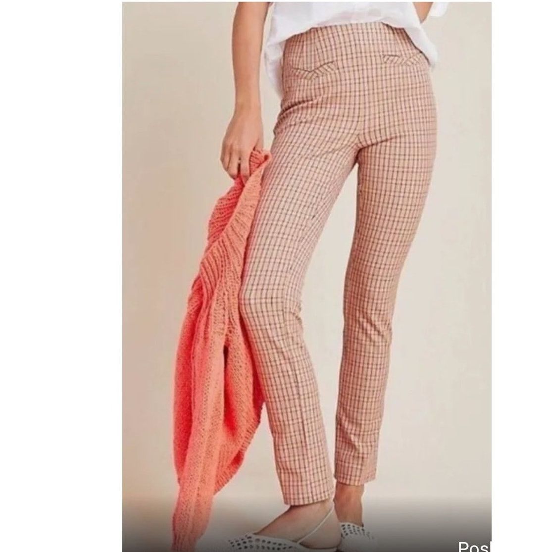 Anthropologie New Anthropologie The Essential Slim Trousers $98 Size 12 Size 34" / US 12 / IT 48 - 1 Thumbnail