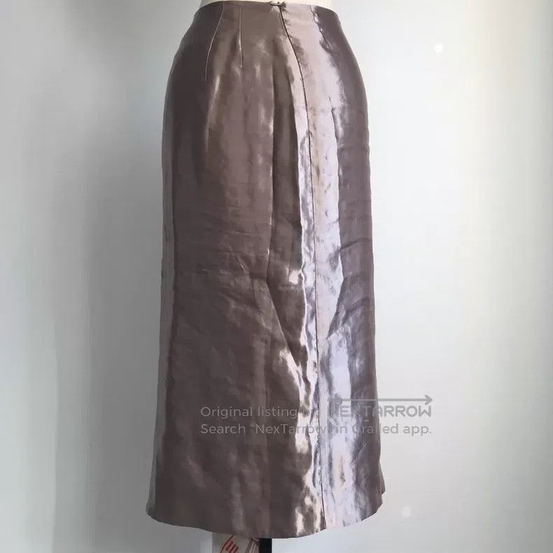 Dries Van Noten Dries Van Noten Silk Scarf Midi Skirt Size 31" - 8 Thumbnail
