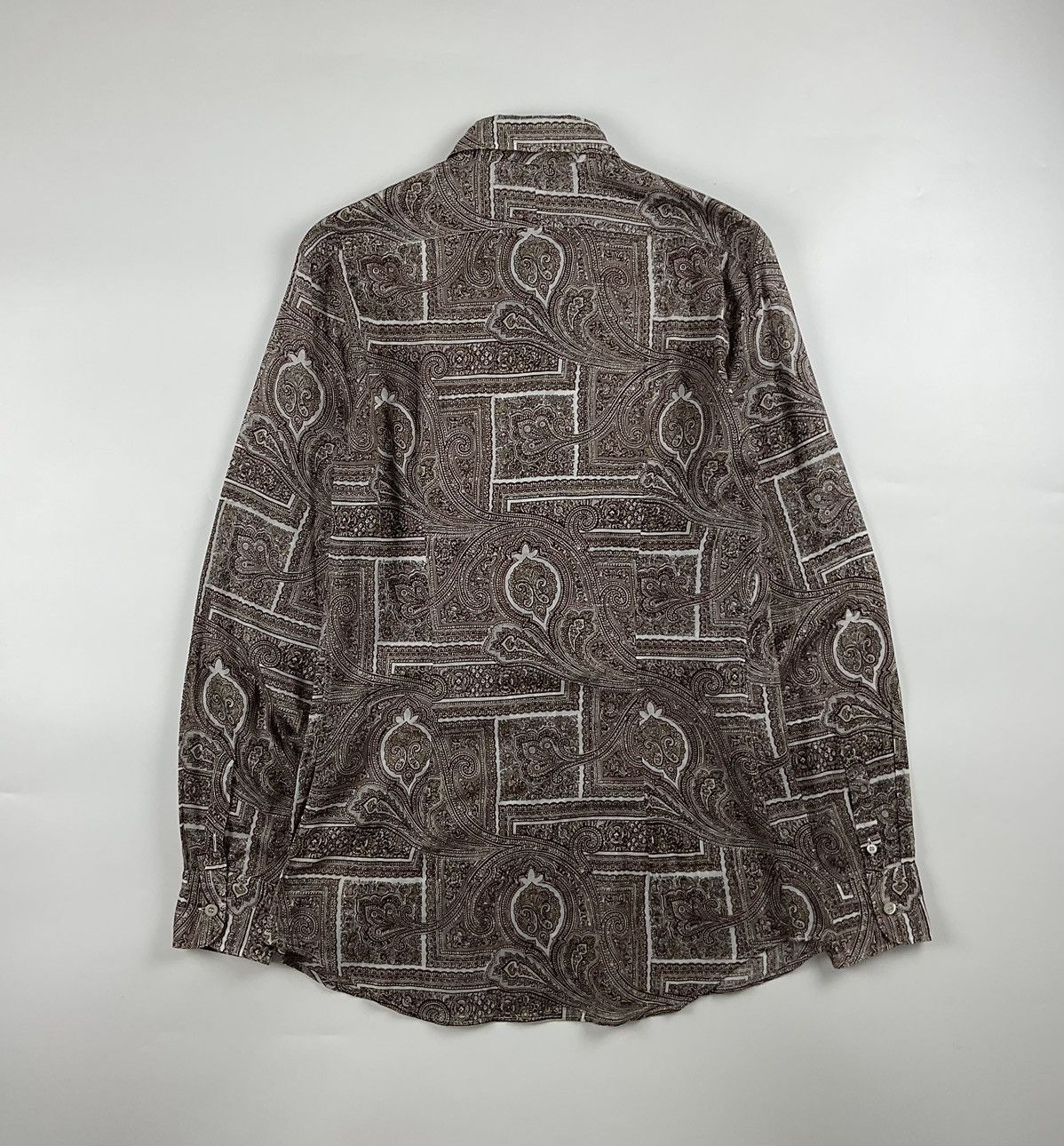 Prada Vintage Prada Paisley Shirt Size US M / EU 48-50 / 2 - 2 Thumbnail