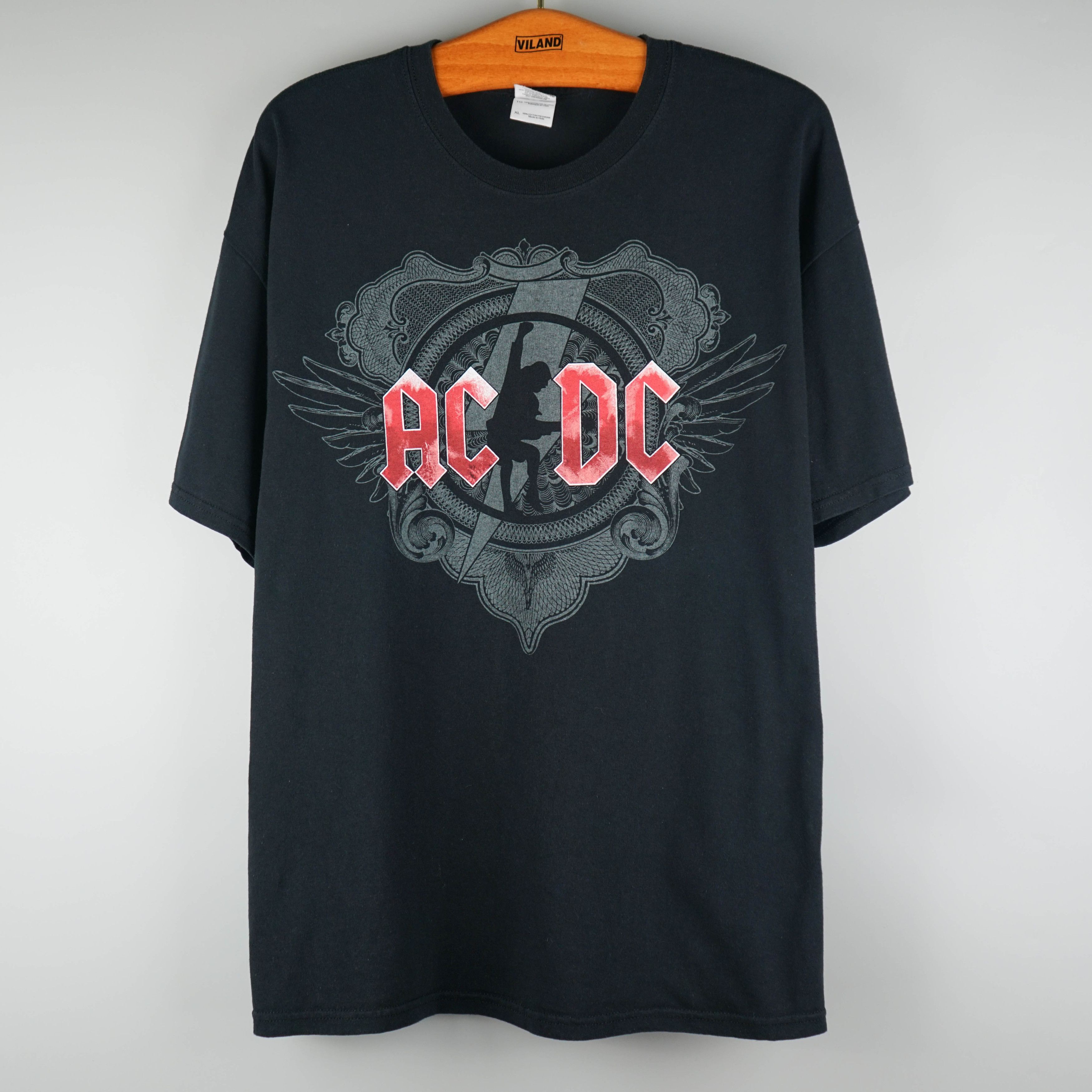 Band Tees × Vintage Vintage 2010 ACDC Tour T-Shirt Black Ice Size US XL / EU 56 / 4 - 1 Thumbnail