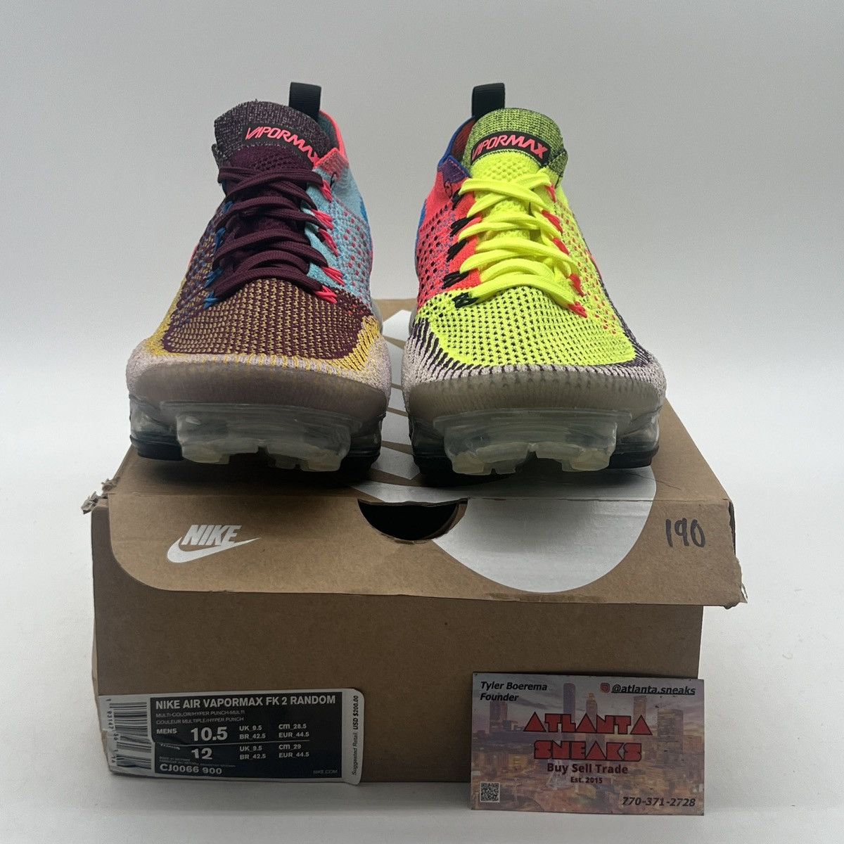Nike Air VaporMax 2 random Size US 10.5 / EU 43-44 - 2 Thumbnail