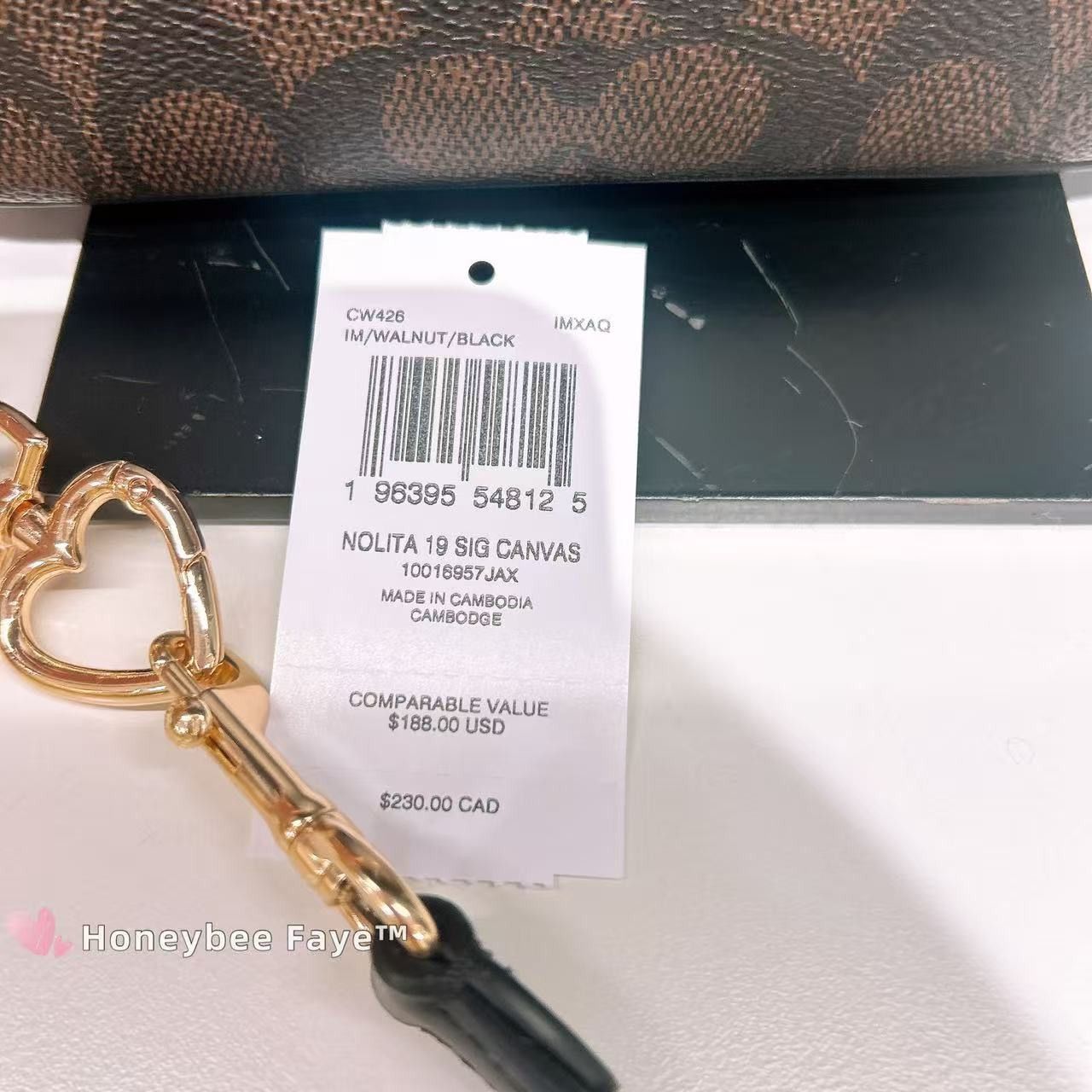 Coach NWT Coach Nolita 19 In Signature Canvas CW426 Size ONE SIZE - 5 Thumbnail