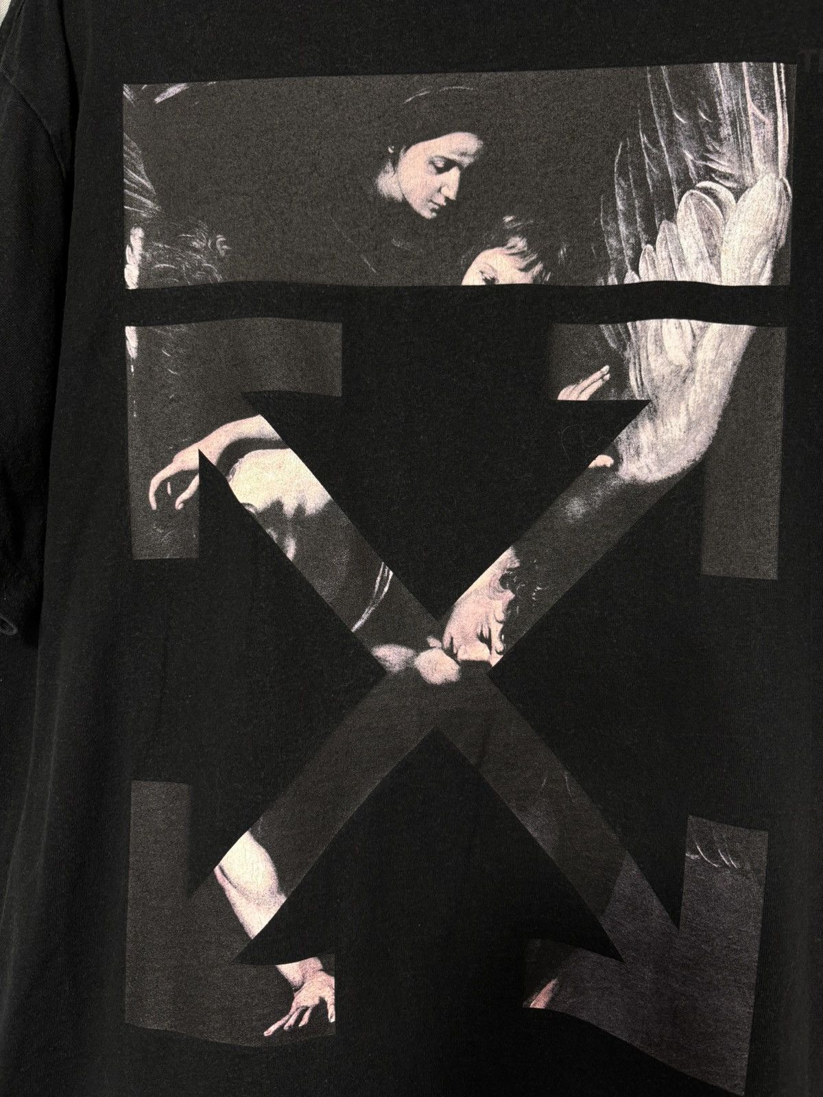 Off-White Off-White Caravaggio Black T Shirt Size US XS / EU 42 / 0 - 14 Thumbnail