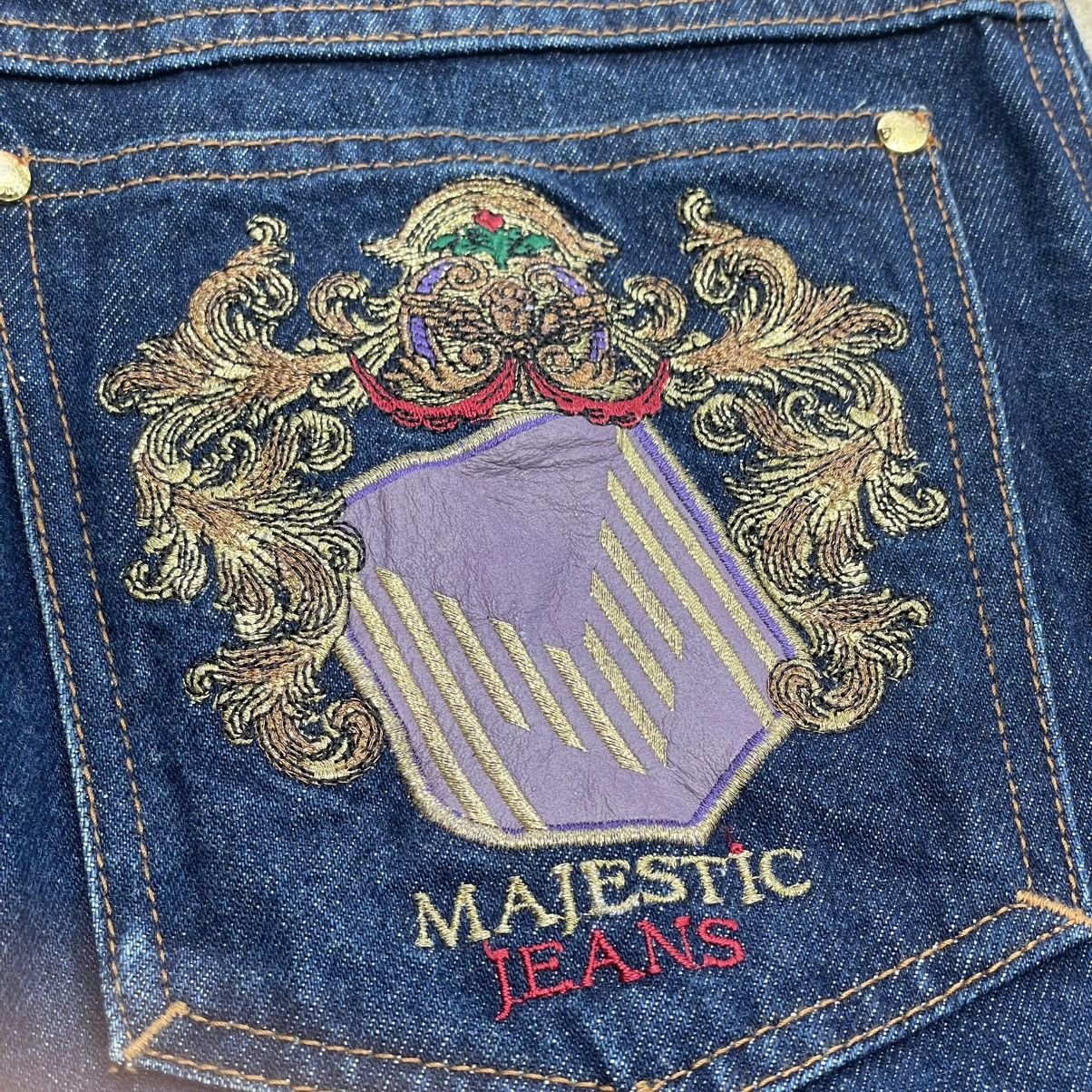 Majestic × Vintage “MAJESTIC” CRAZY VINTAGE MAJESTIC JEANS Size US 31 - 13 Thumbnail