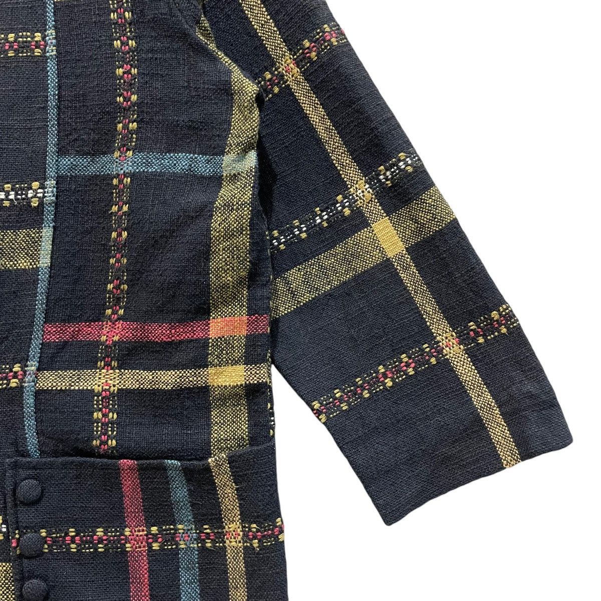 Indigo × Japanese Brand × Vintage Rare Vintage Japanese Boro Shashiko Single Button Jacket Size US M / EU 48-50 / 2 - 5 Thumbnail
