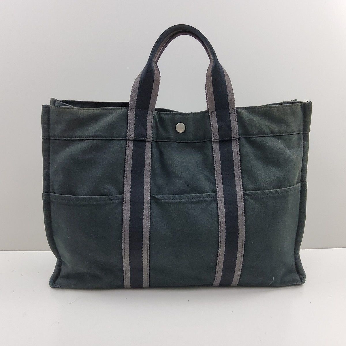 Hermes Hermes Fourre Tout Canvas Tote Handbag (204) Size ONE SIZE - 1 Thumbnail