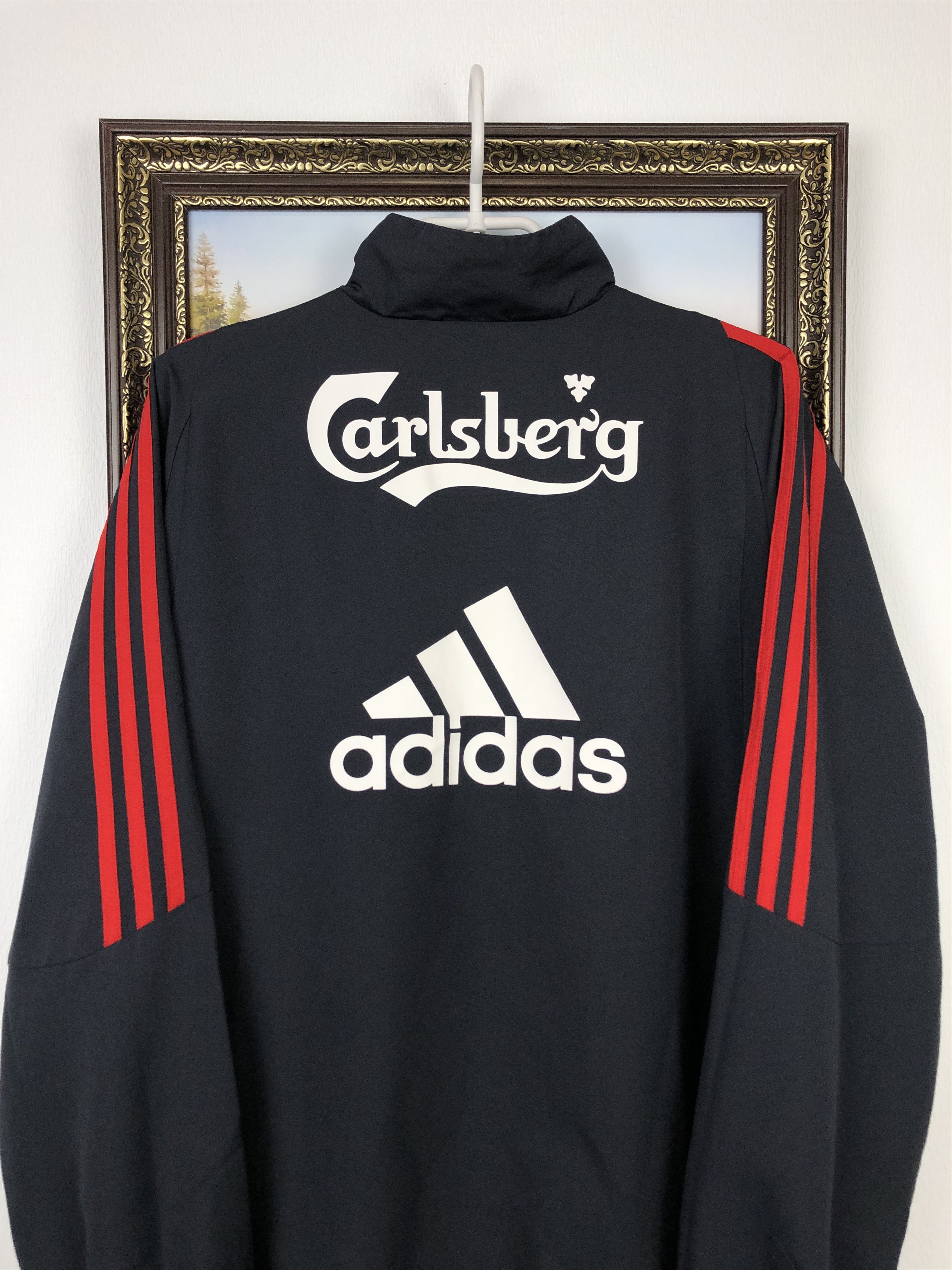 Adidas Vintage Liverpool Football Jacket Soccer Track Top Hype Size US S / EU 44-46 / 1 - 15 Thumbnail