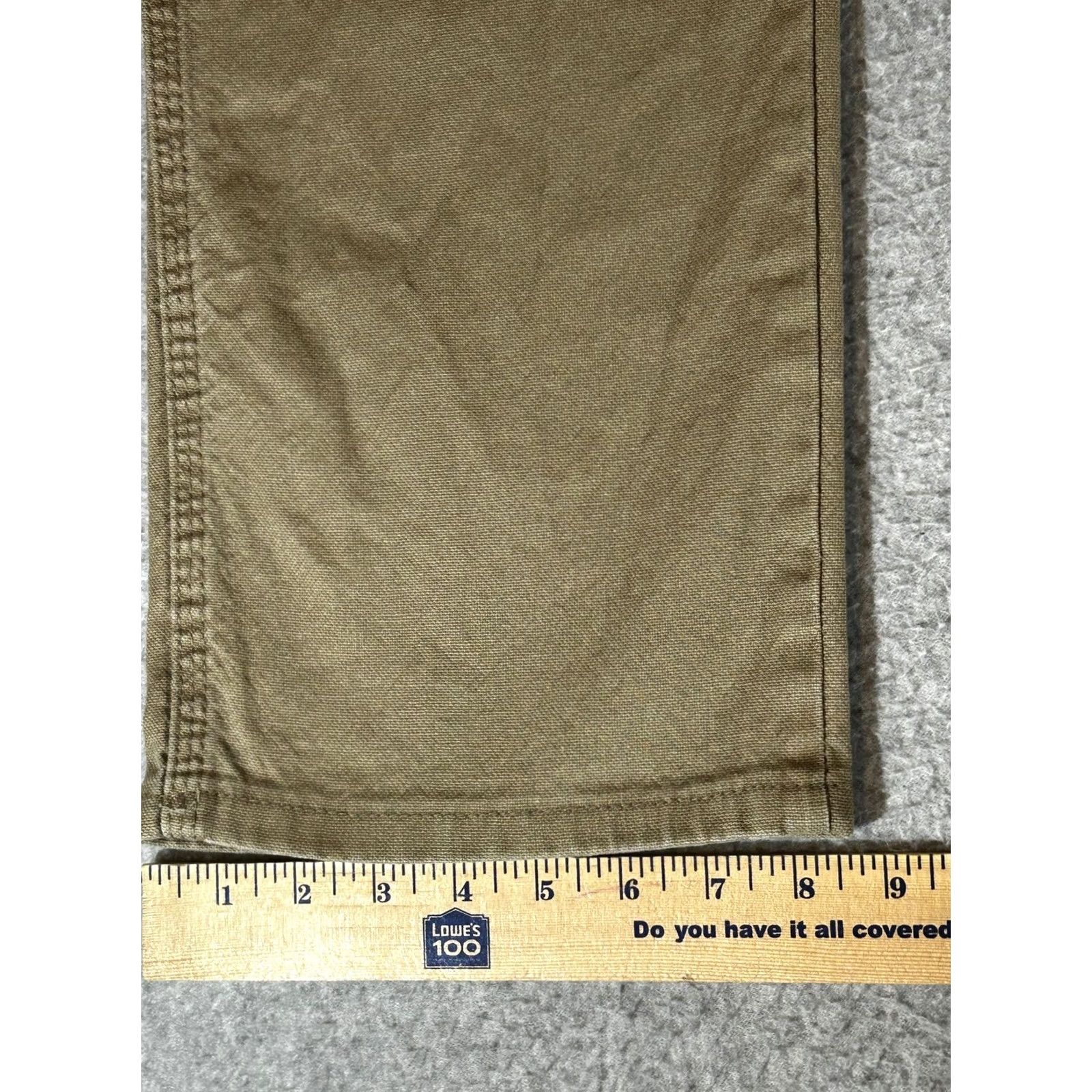 Wrangler Wrangler Pants Mens 32x30 Brown Khaki Relaxed Carpenter Workwear Jeans Shirt? Size US 32 / EU 48 - 5 Thumbnail